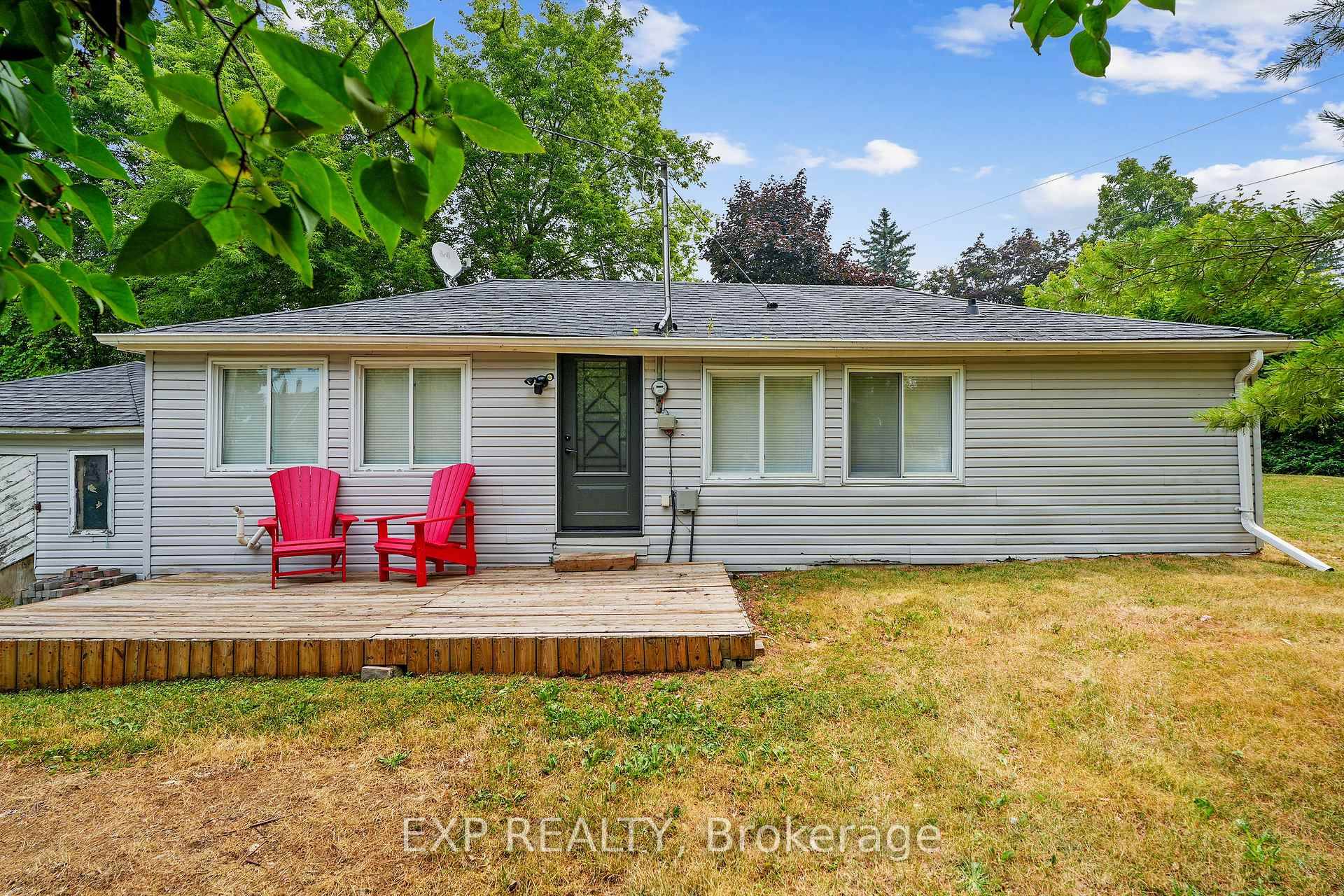 This updated 2 bedroom, 1 bath home is ideally located just steps from Rice Lake and public lake access.