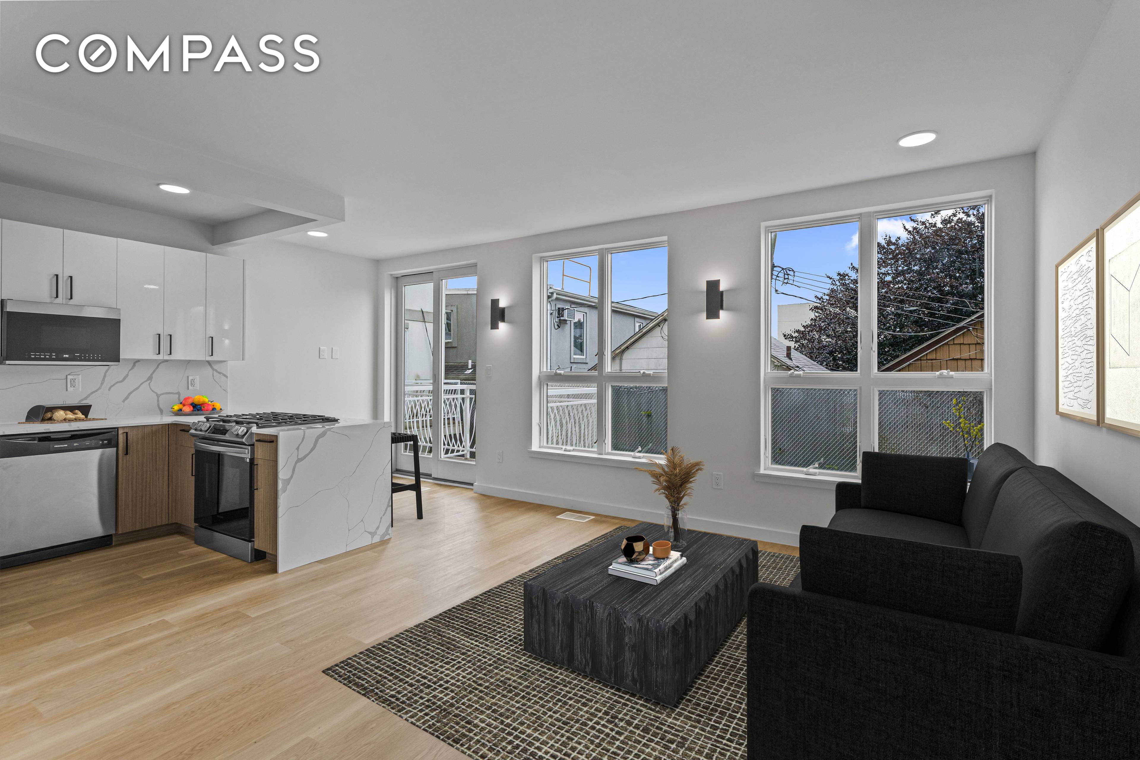 Discover this beautifully designed 2 bedroom, 2 bathroom duplex in a newly constructed luxury development located right on the waterfront in Sheepshead Bay.