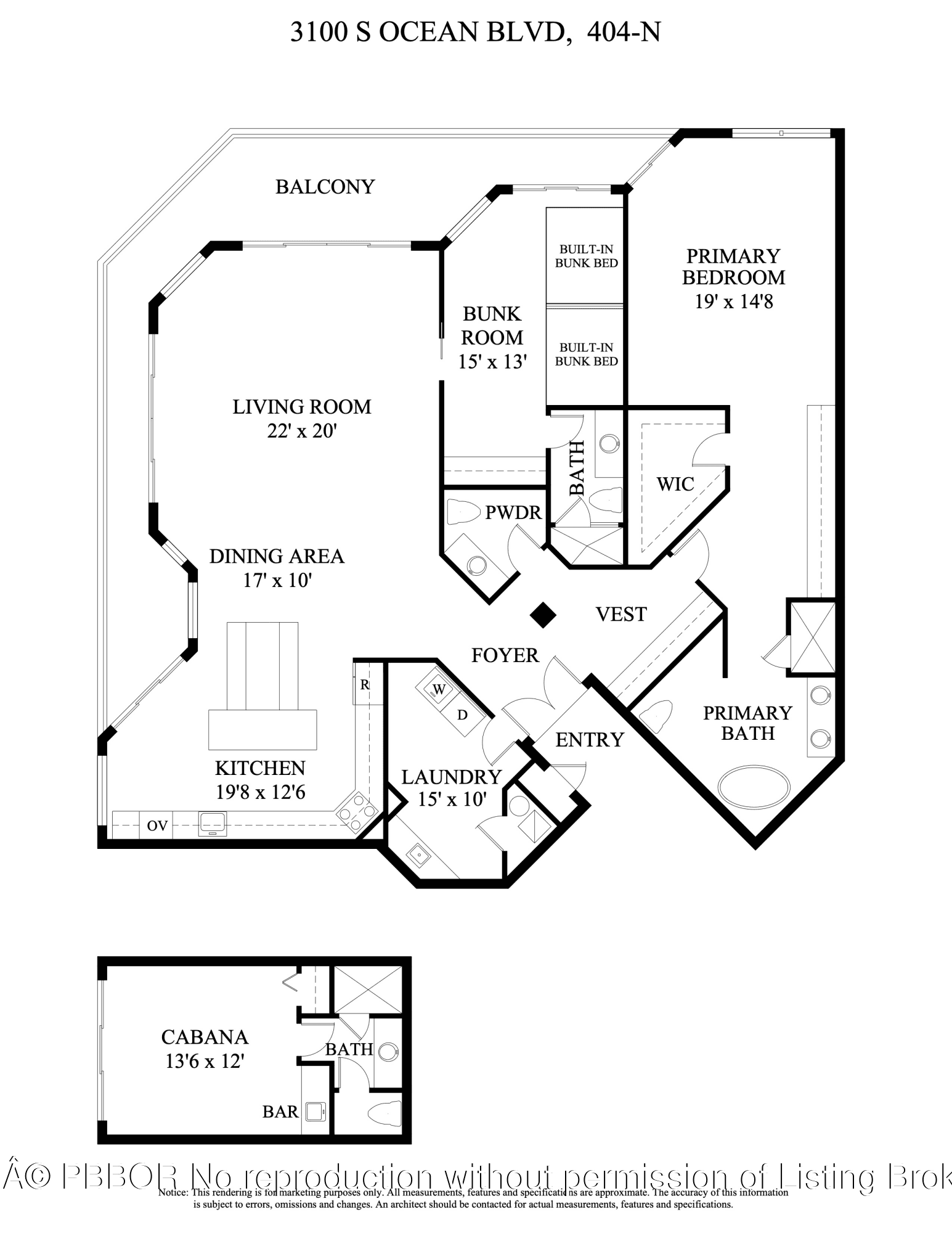 Your 2 pets are welcome at this newly Renovated Direct Oceanfront wraparound 2 Bedroom 2.