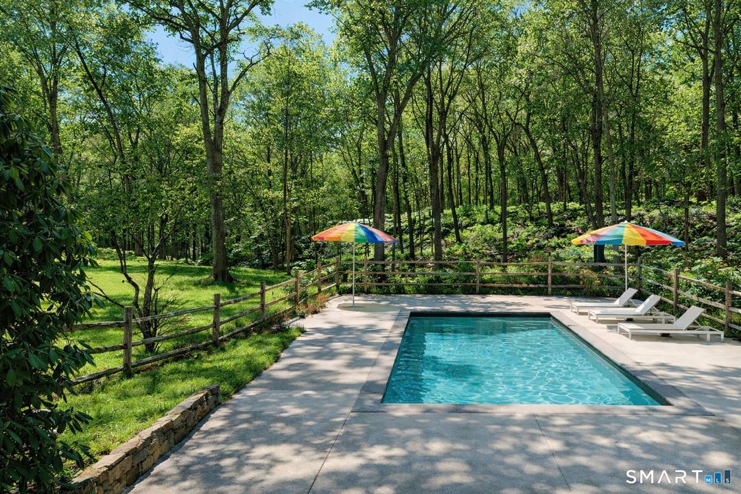 The Oasis at Richmond Hill is a rare mid century modern retreat nestled at the end of a quiet cul de sac in Weston.