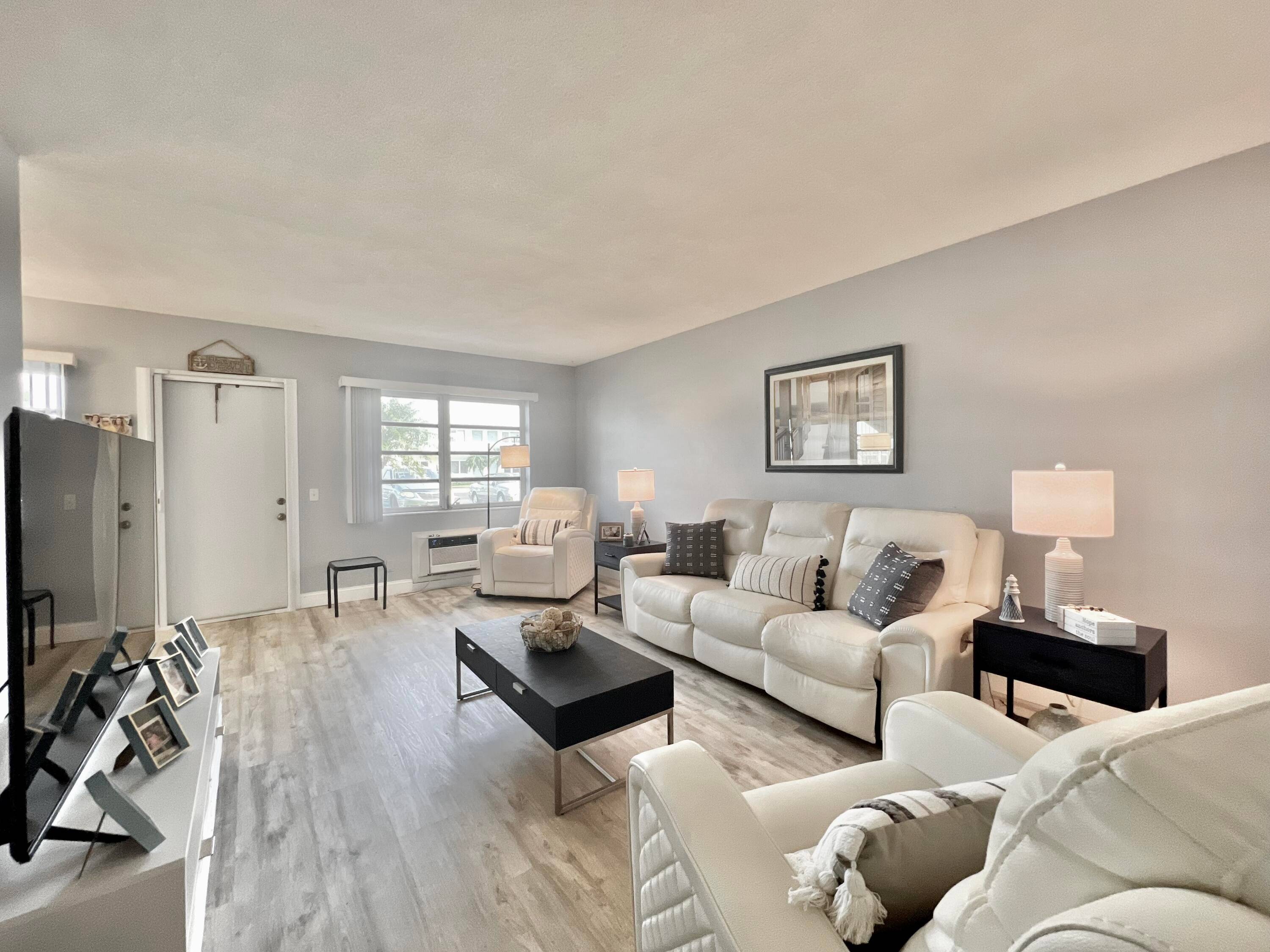 WELCOME HOME ! This fully furnished, turn key, move in ready 2 1 main floor condo no steps !
