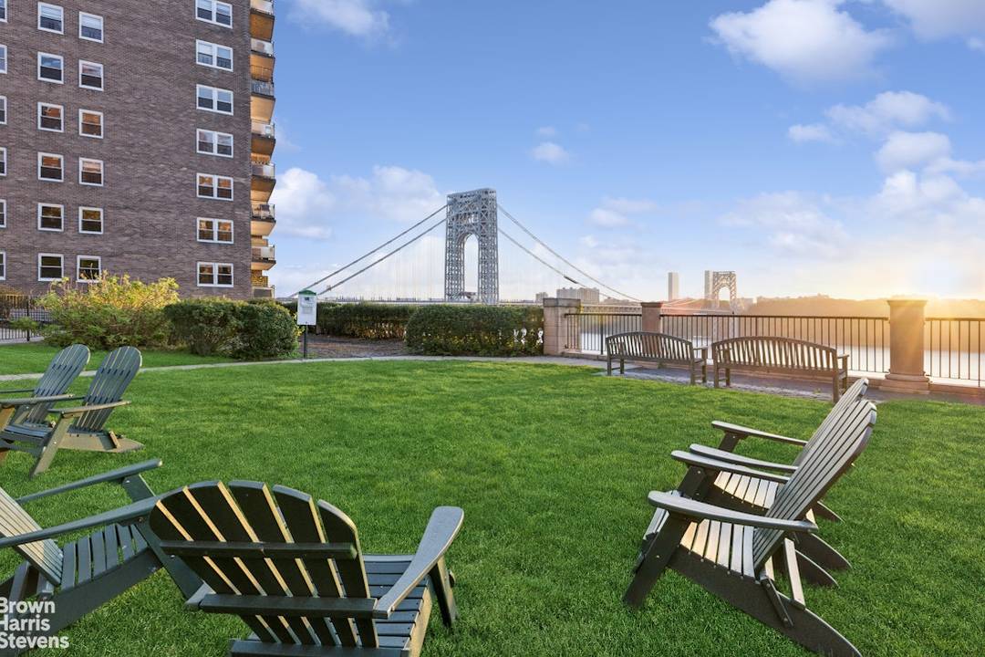 Perched high above the Hudson in the iconic Castle Village, this rare, sprawling corner residence offers approximately 2, 200 square feet of refined pre war elegance and breathtaking river views.