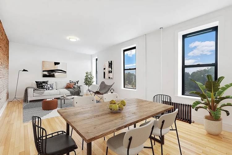 Unrivaled Park Views Sprawling 1, 500 SQFT 3 bedroom amp ; 2 bath layout featuring nearly 40 feet of direct frontage overlooking Prospect Park Sun Drenched Living amp ; Dining ...