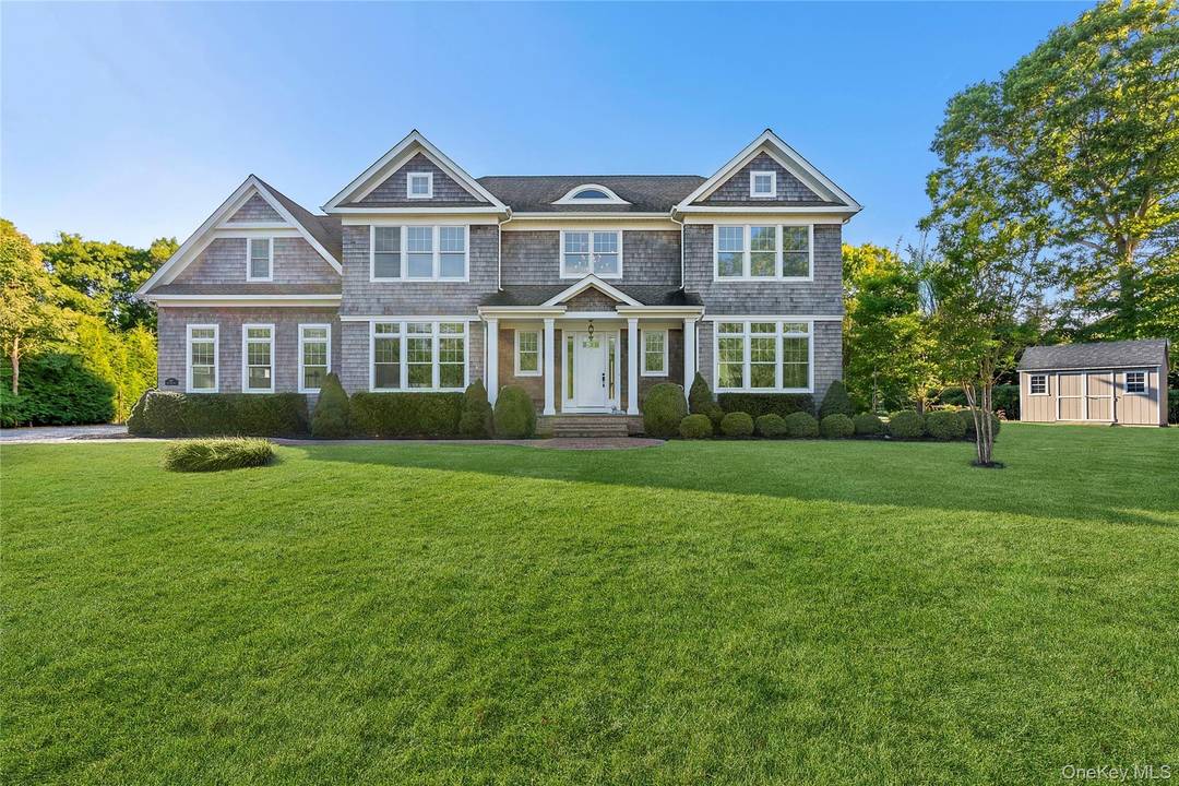 This turn key, impeccably maintained Hamptons Post Modern is nestled at the end of a private road, a short distance from world class ocean beaches and both high end and ...