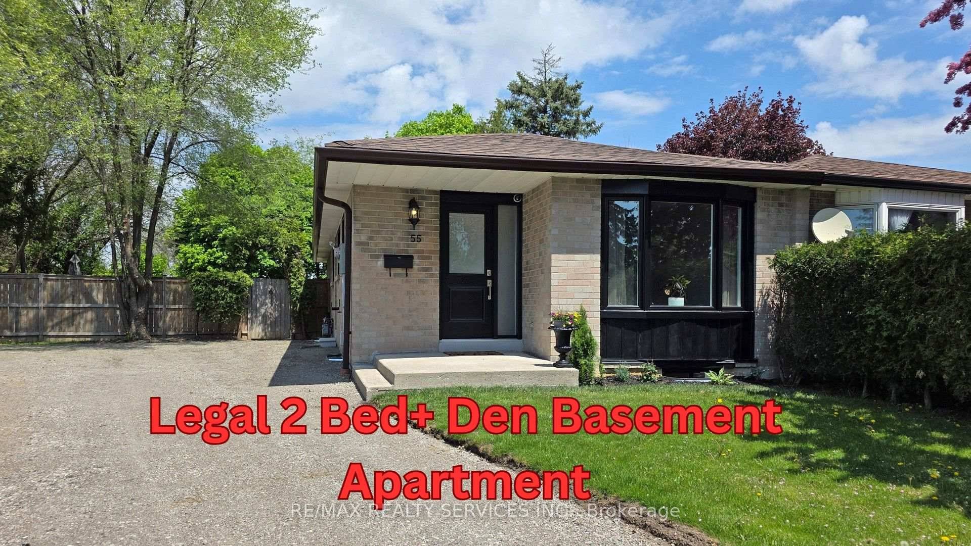 Legal 2 Bed Den Basement Apartment Welcome to 55 Greenwood Cres.