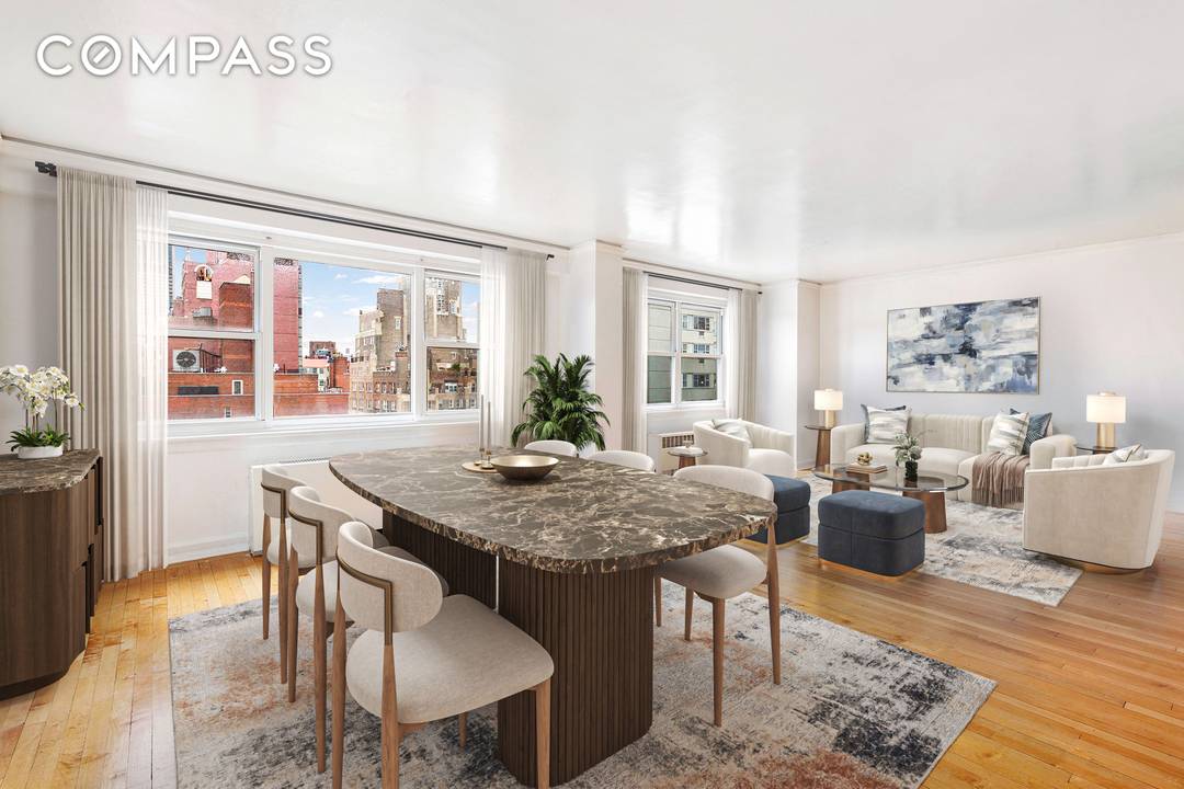 Bring your vision and feel instantly at home in this expansive 3 bedroom, 3 bathroom residence in a prime, full service Greenwich Village co op please note some images are ...