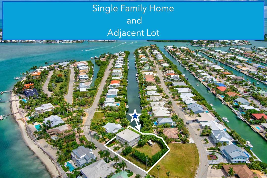 This beautiful home and adjacent lot are located on prestigious Coury Drive, a hidden enclave in Key Colony Beach !