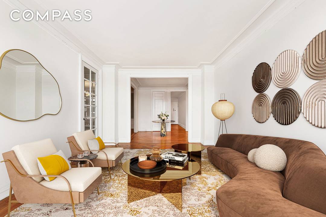 A superb and luminous Classic Seven corner residence overlooking Riverside Park and the Hudson River, with western and southern exposures that fill the apartment with sunshine all day and deliver ...