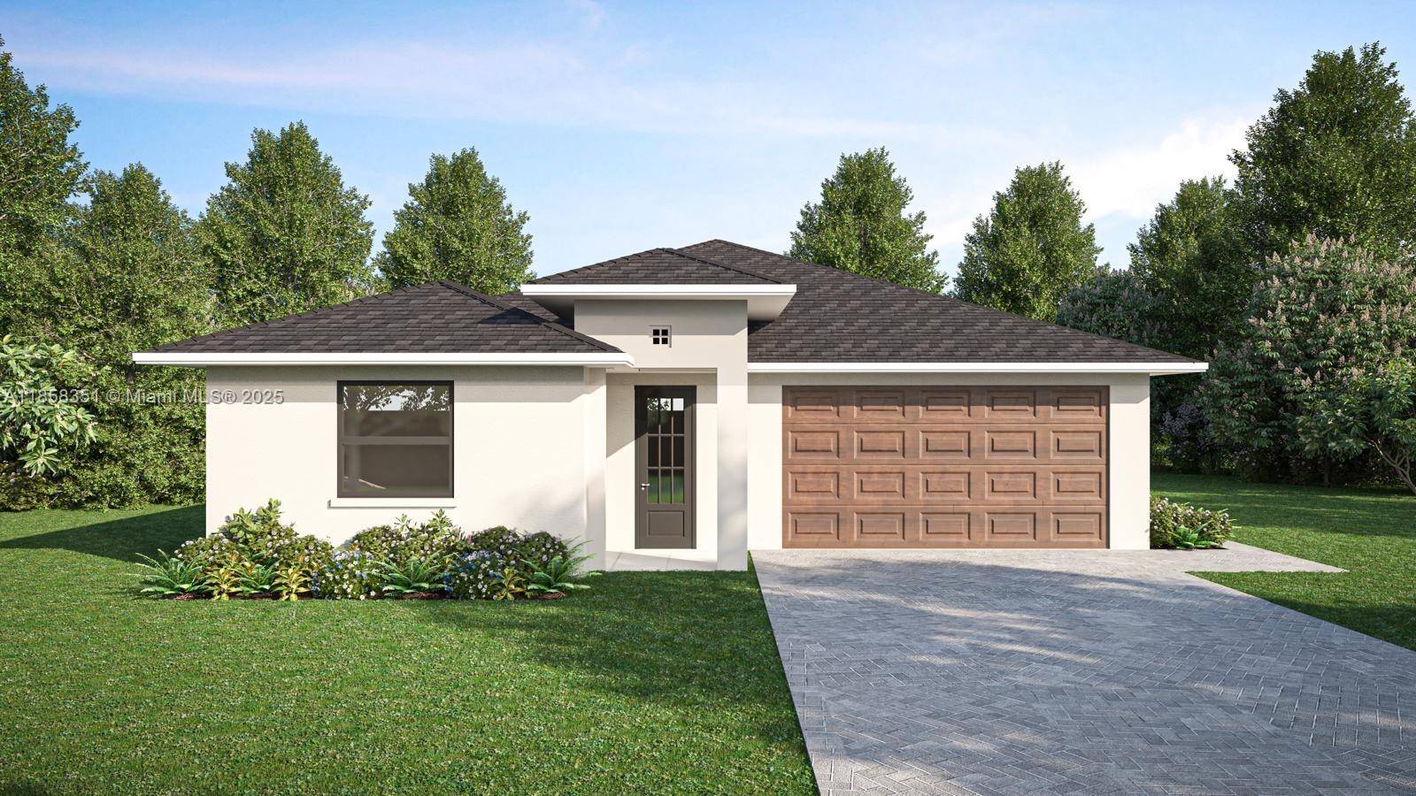 Stunning new construction on a corner lot in a highly sought after area !