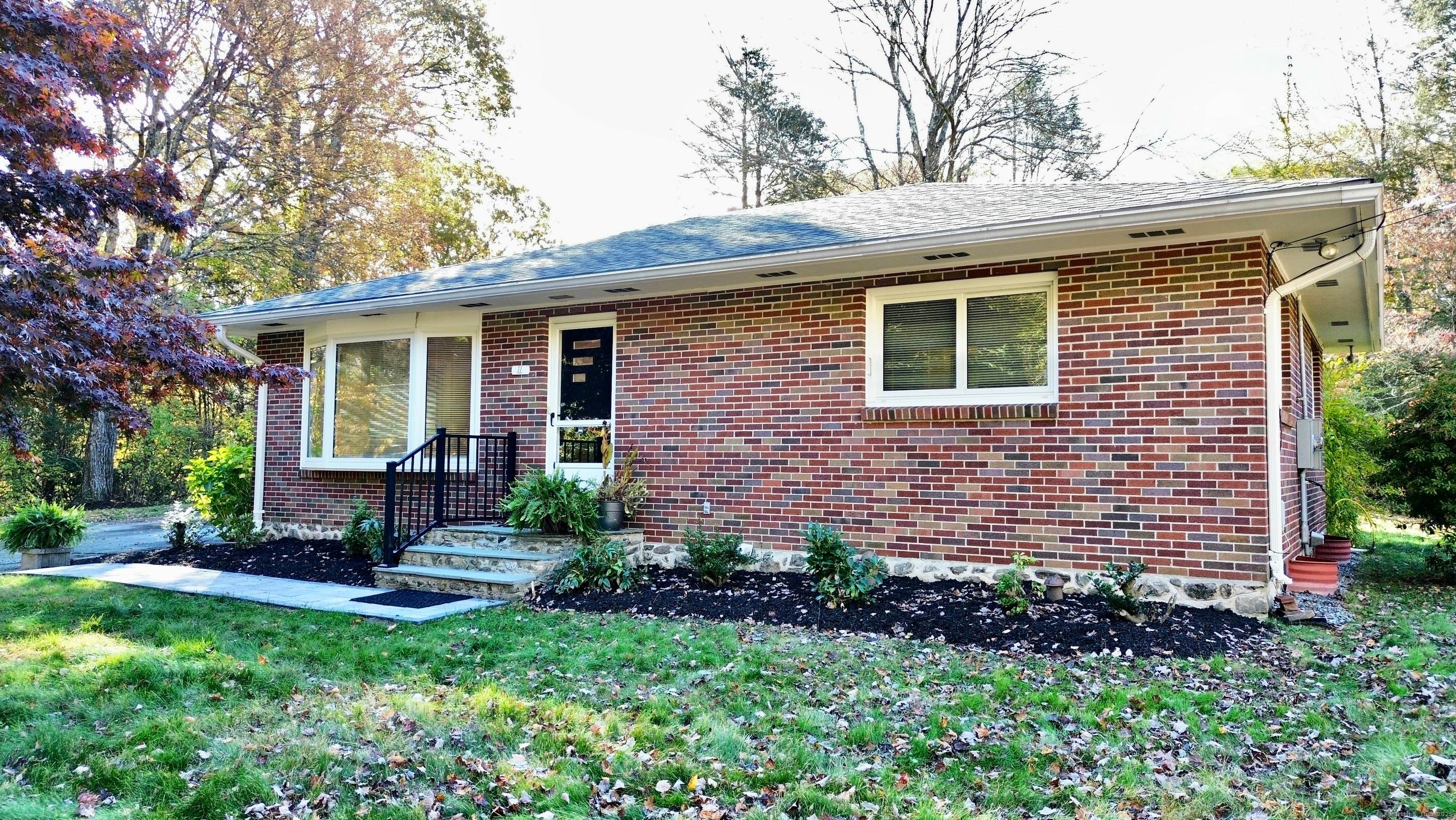 Discover your dream home at 11 Upper Whittemore Rd, a stunningly renovated Brick Ranch nestled on a private, dead end street with over 1.