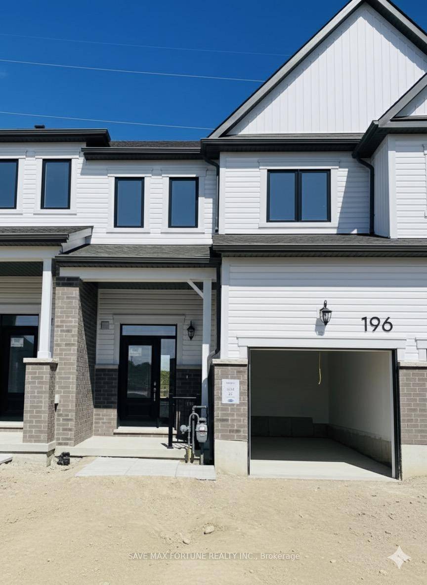 Introducing a gorgeous, brand new freehold townhouse in the sought after Kitchener area !
