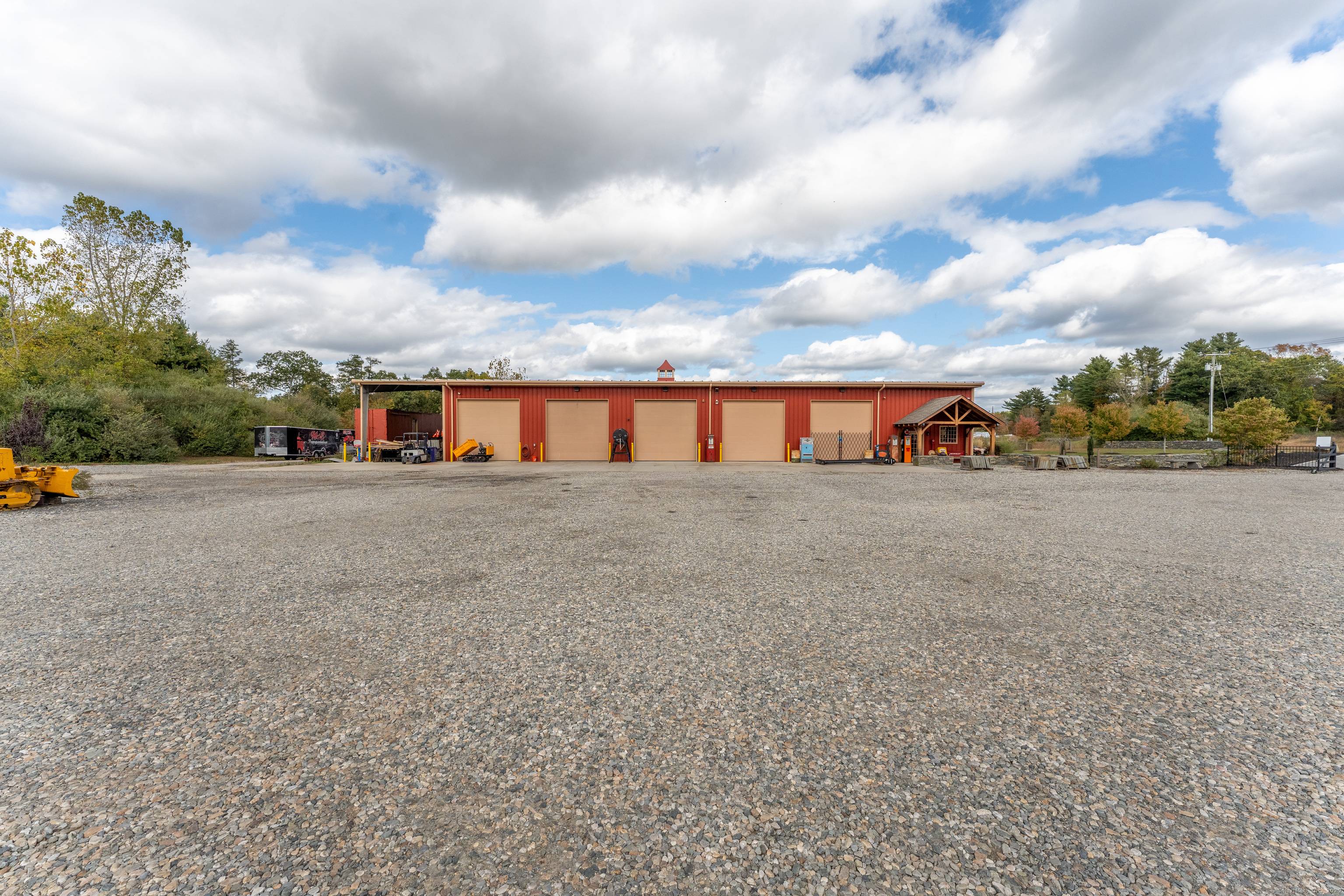 Strategically positioned along the I 395 corridor, this 11, 500 SF steel building in Pomfret was built in 2020 and purpose designed for trucking operations.