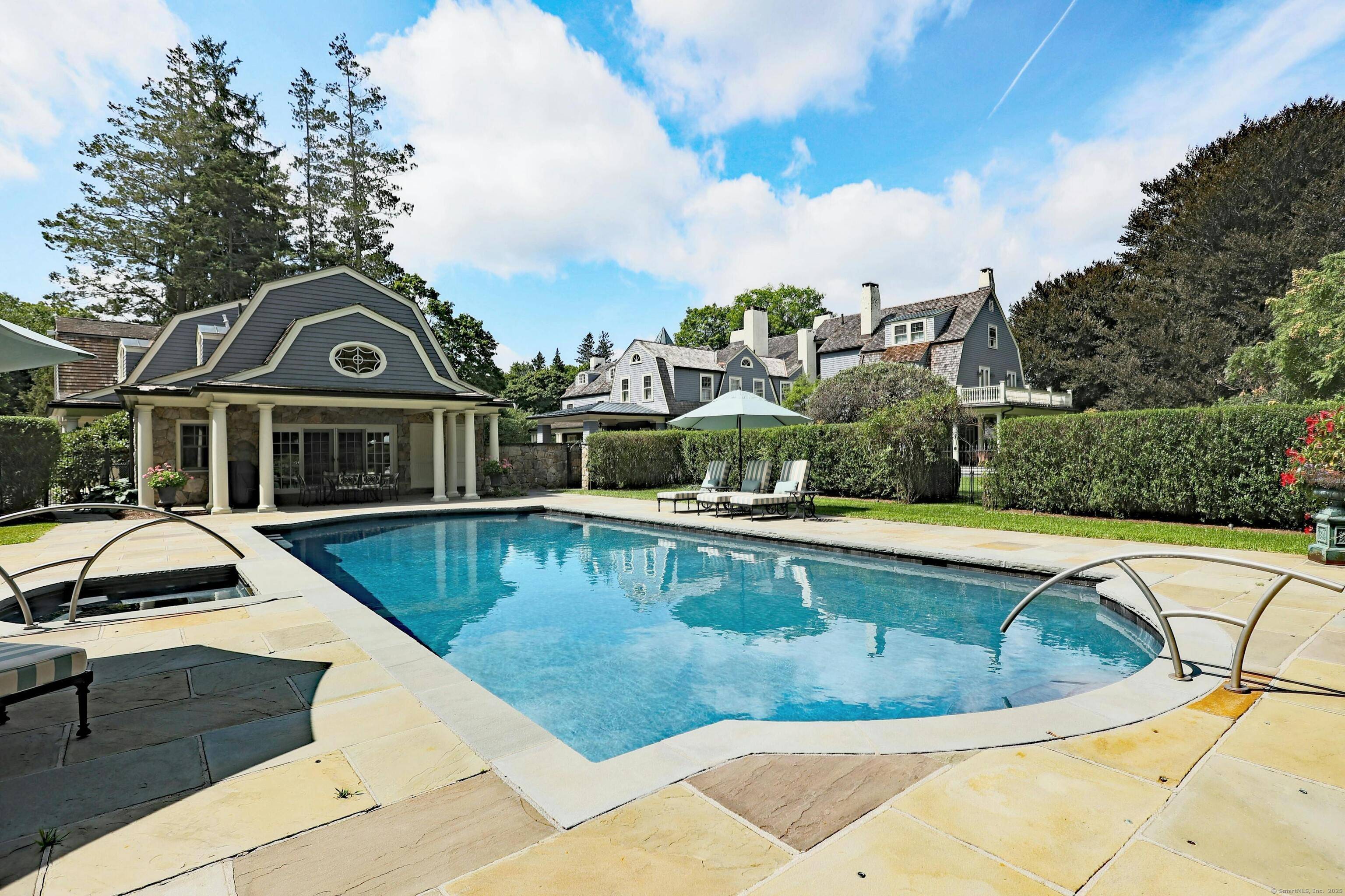 HOMEWOOD This remarkable country compound is one of the precious few 18th 19th century shingle style colonial revival estates remaining in Fairfield Cty.