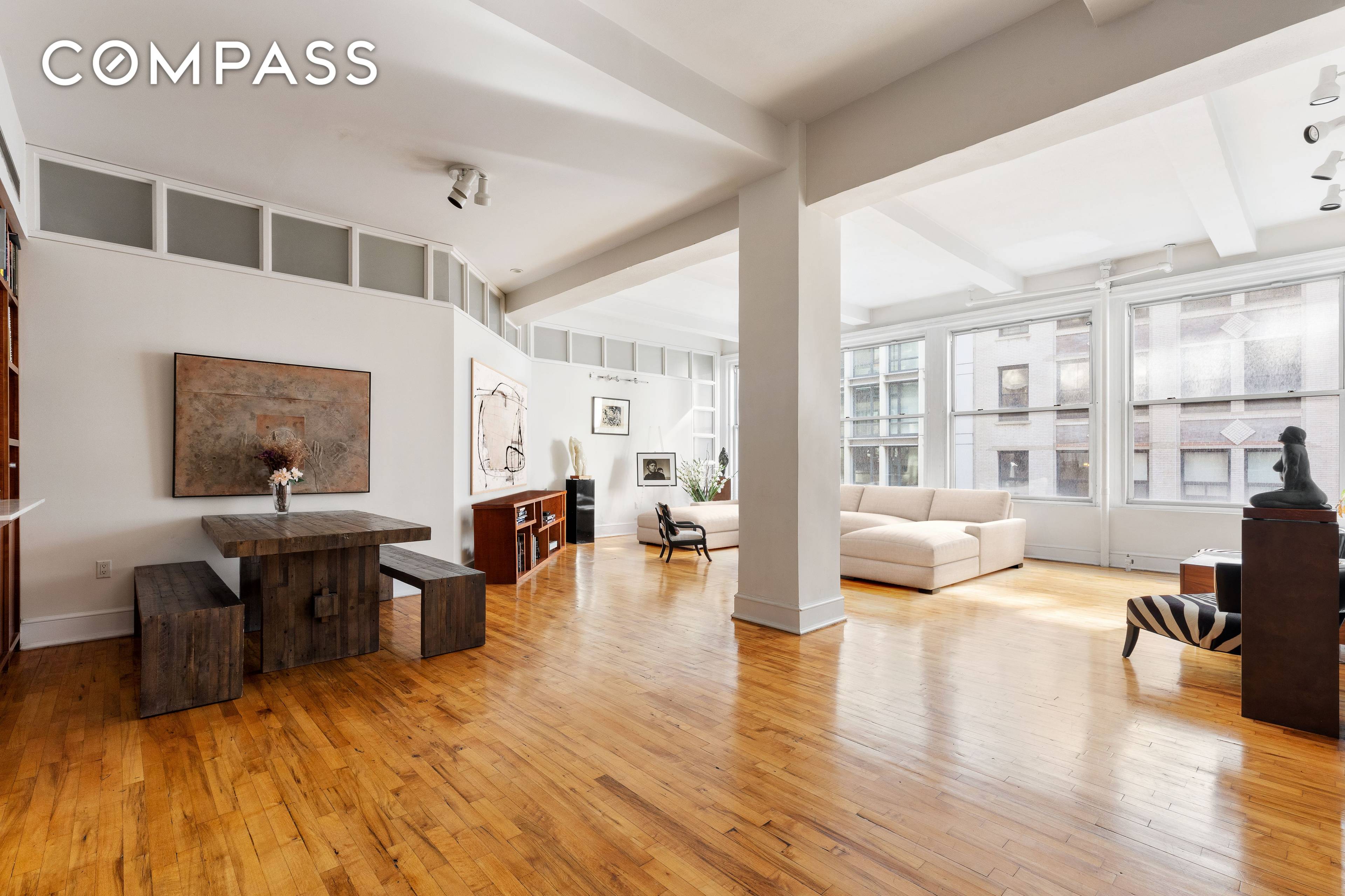 Discover the epitome of loft living in this stunning Chelsea Flatiron pre war loft.