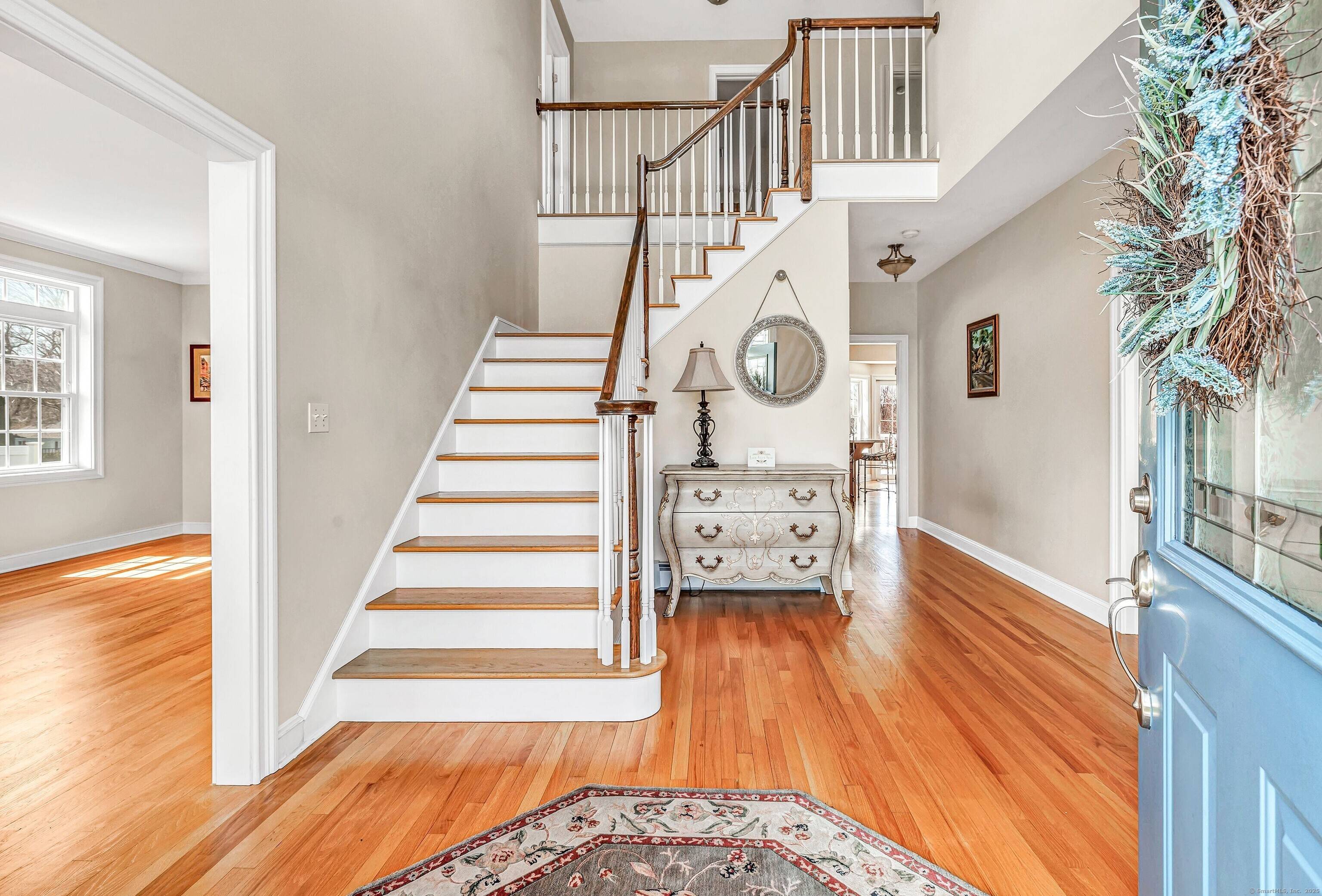 Old Dairy Estates Custom built 1 owner spacious 9 room colonial w attached 2 car garage, city utilities awaits a new buyer.