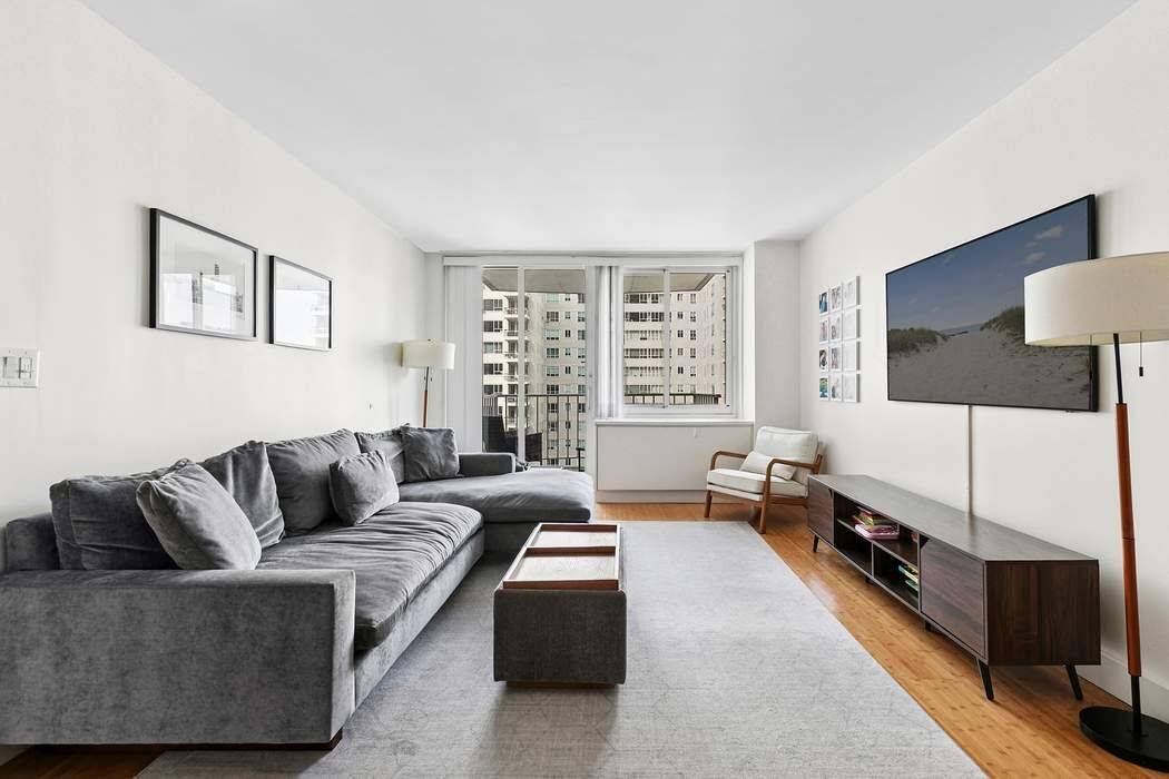 First Open House this Sunday, 8 10 25, 12 1pm By Appointment Only Welcome home to this spacious high floor 2BR 2 Full Baths, with a large balcony accompanied by ...