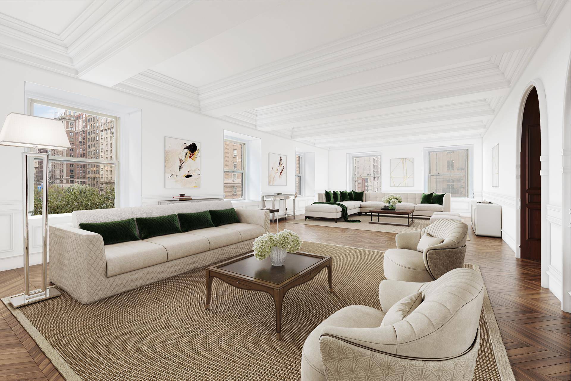 Occupying an entire floor of this prestigious address, this residence is a testament to refined living.