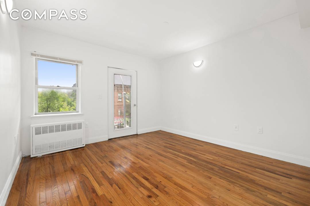 Welcome to 1240 Bedford Avenue, Residence 3H, a design forward two bedroom, one bathroom condo in the heart of prime Bedford Stuyvesant, featuring a rare covered parking space, one of ...