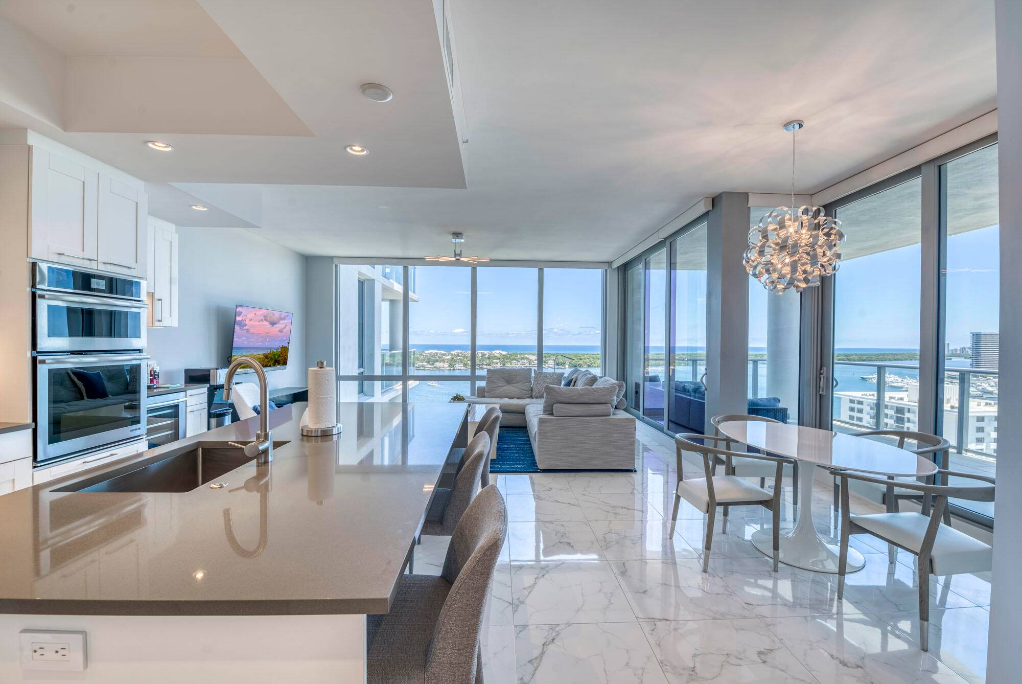 Exclusive condo in the prestigious Water Club community of North Palm Beach.