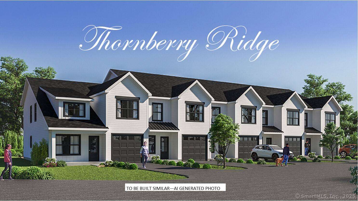 NEW CONSTRUCTION Late summer 2025 delivery Enjoy this unique townhouse style floor plan with 9' ceilings throughout the first floor, with crown moldings and two panel doors.