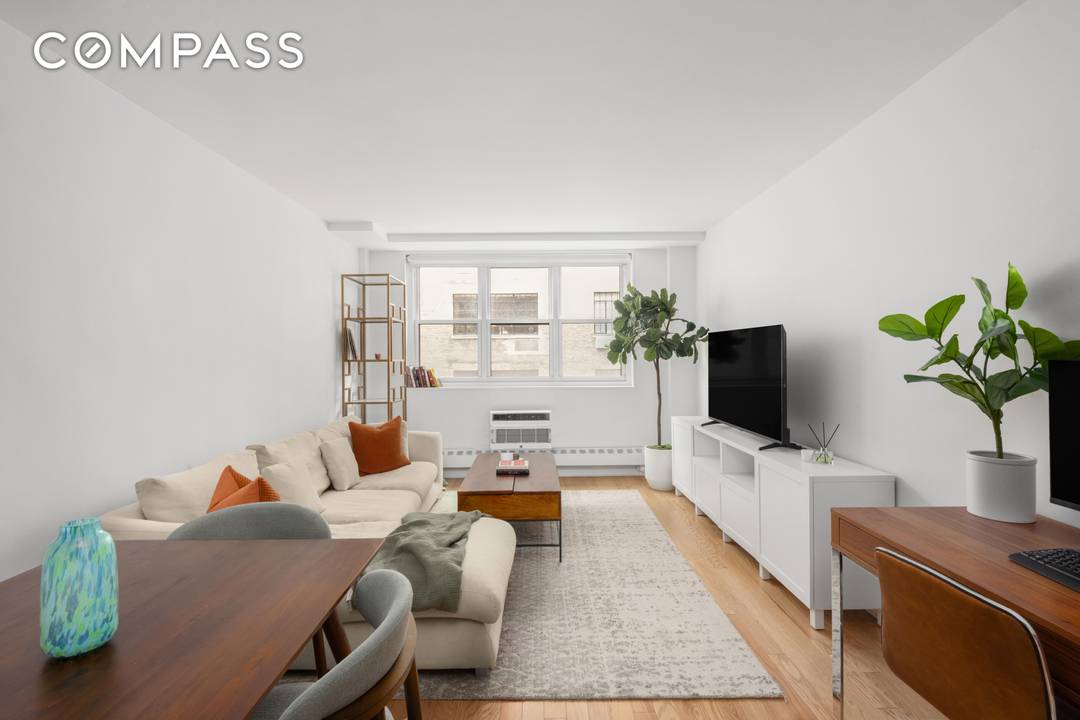 Come home to this spacious one bedroom at the exclusive Randall House, an impeccably maintained full service building in prime Greenwich Village !