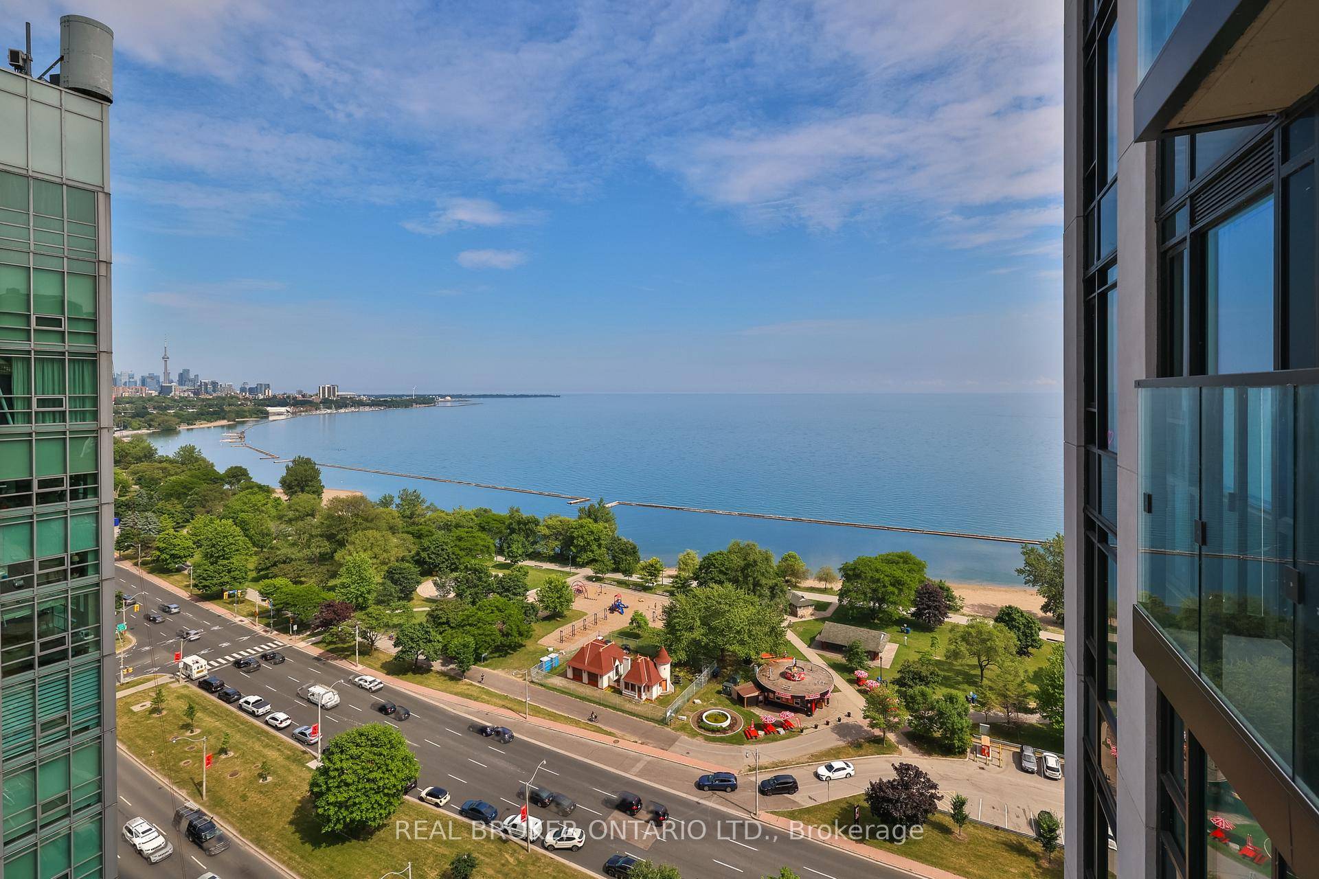 Flooded with natural light and showcasing spectacular lake, city, and High Park views, this bright and like new 2 bedroom, 2 bathroom plus den suite at Mirabella Condos, with parking ...