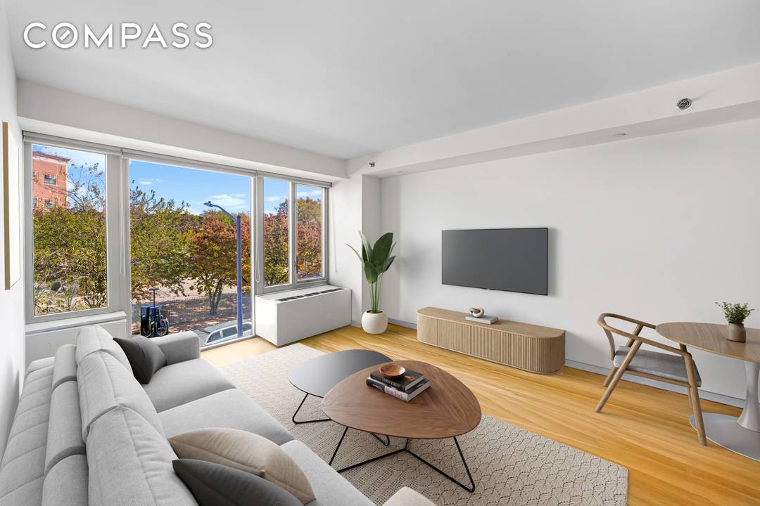 Spacious 2 bedroom, 1 bathroom home featuring a generous layout, Storage, Washer amp ; dryer in unit, and a tax abatement with low monthly costs for the next eight years.