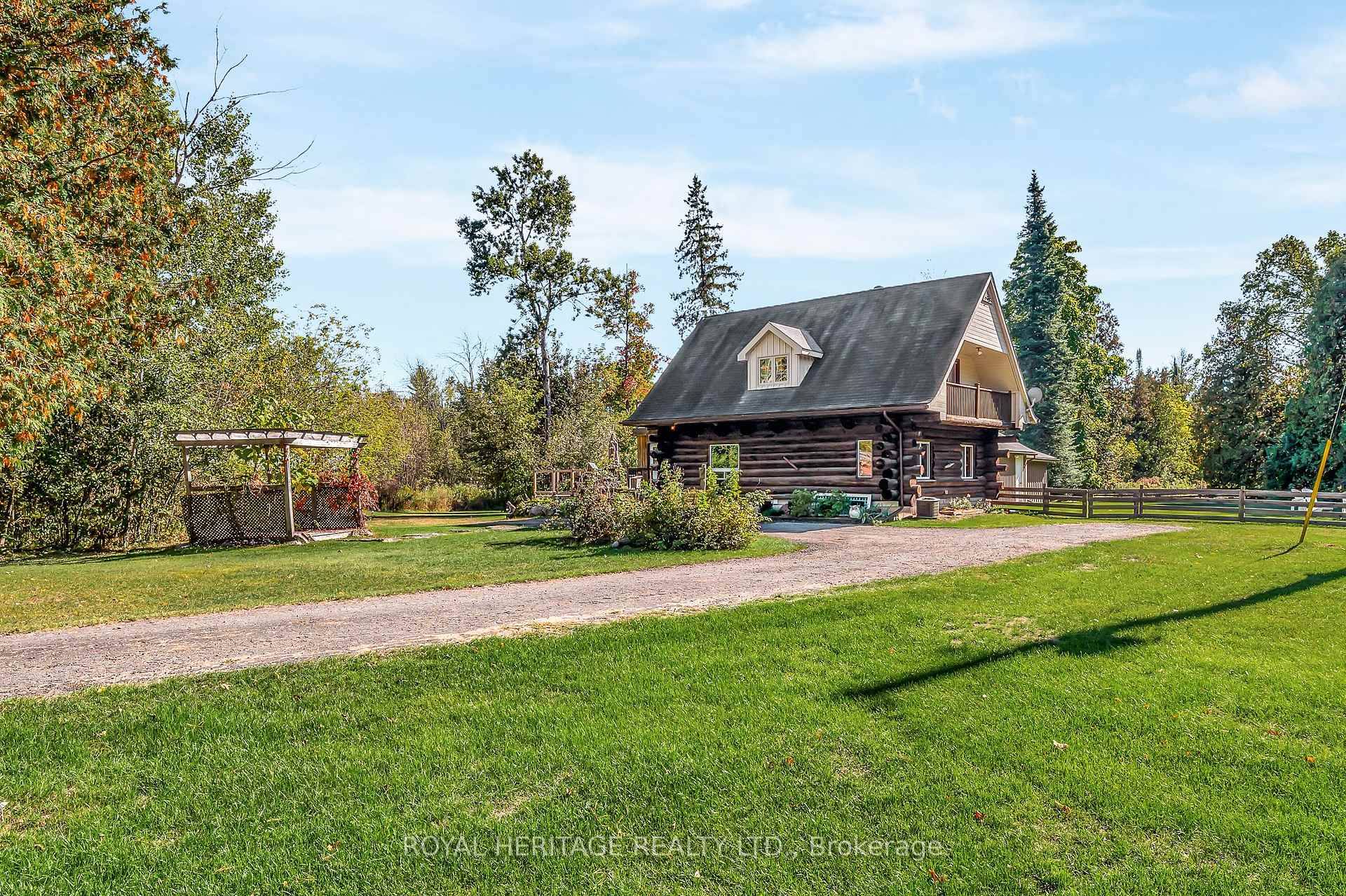 Absolutely stunning 4 2 bath log home set on 4.