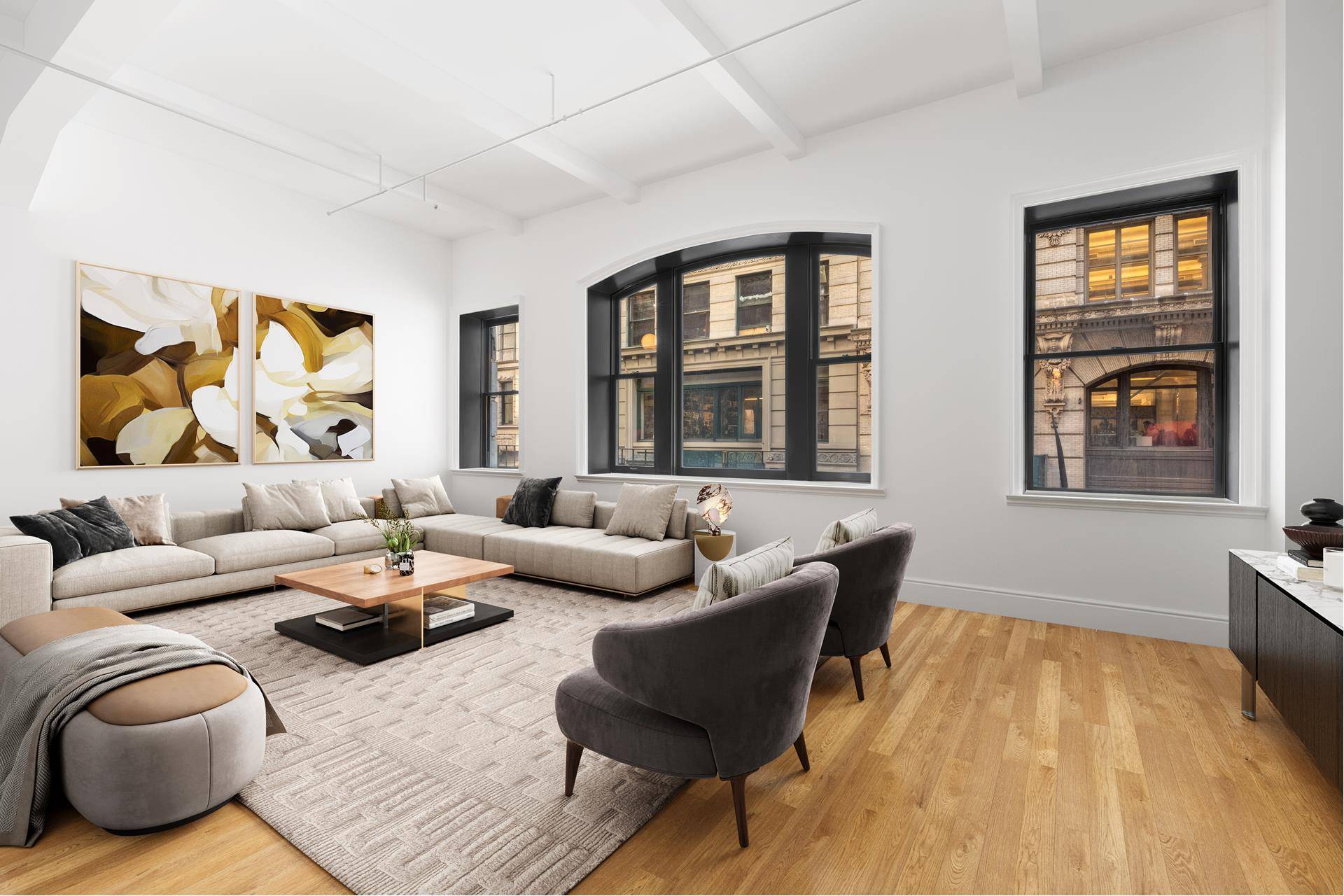 Enter into the elegance of 9 West 20th Street, Residence 2 a stunning full floor loft style 2 bedroom, 2 bathroom condominium with a den home office, perfectly situated in ...