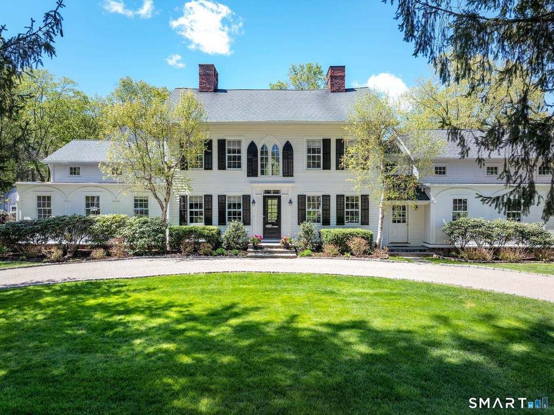 Set on 3 private acres of riverfront property, this classic 1700's colonial is timeless, composed, and rooted in Weston's earliest history.
