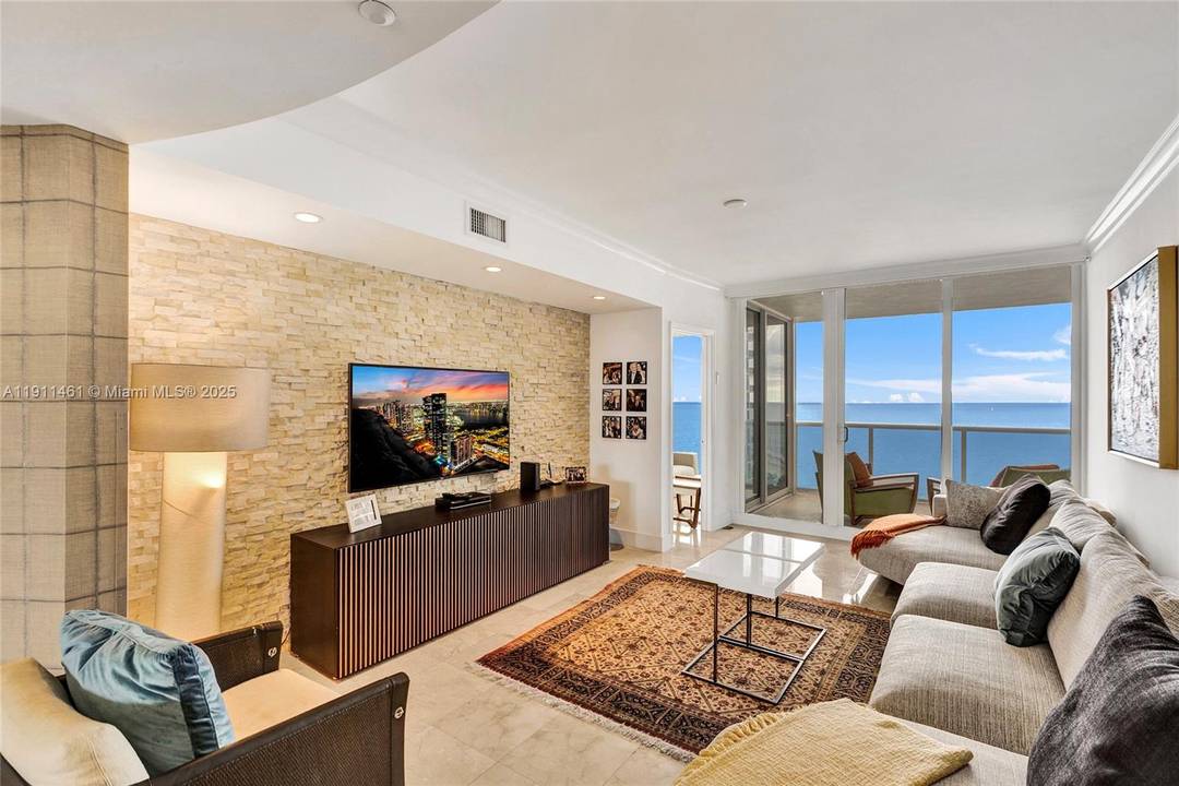 Stunning Ocean Two condo in Sunny Isles Beach featuring 3 bedrooms, den converted to third bedroom, 2.