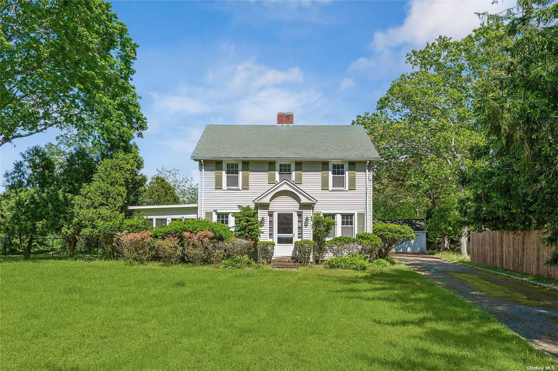 Discover this delightful old world farmhouse, situated on a spacious 1 2 acre lot complete with a gunite pool and detached 3.