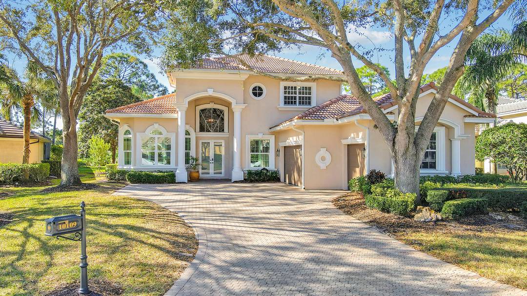 Welcome to 10109 Spyglass Lane, perfectly positioned on the 11th fairway of the Ryder Course in the prestigious PGA Village.