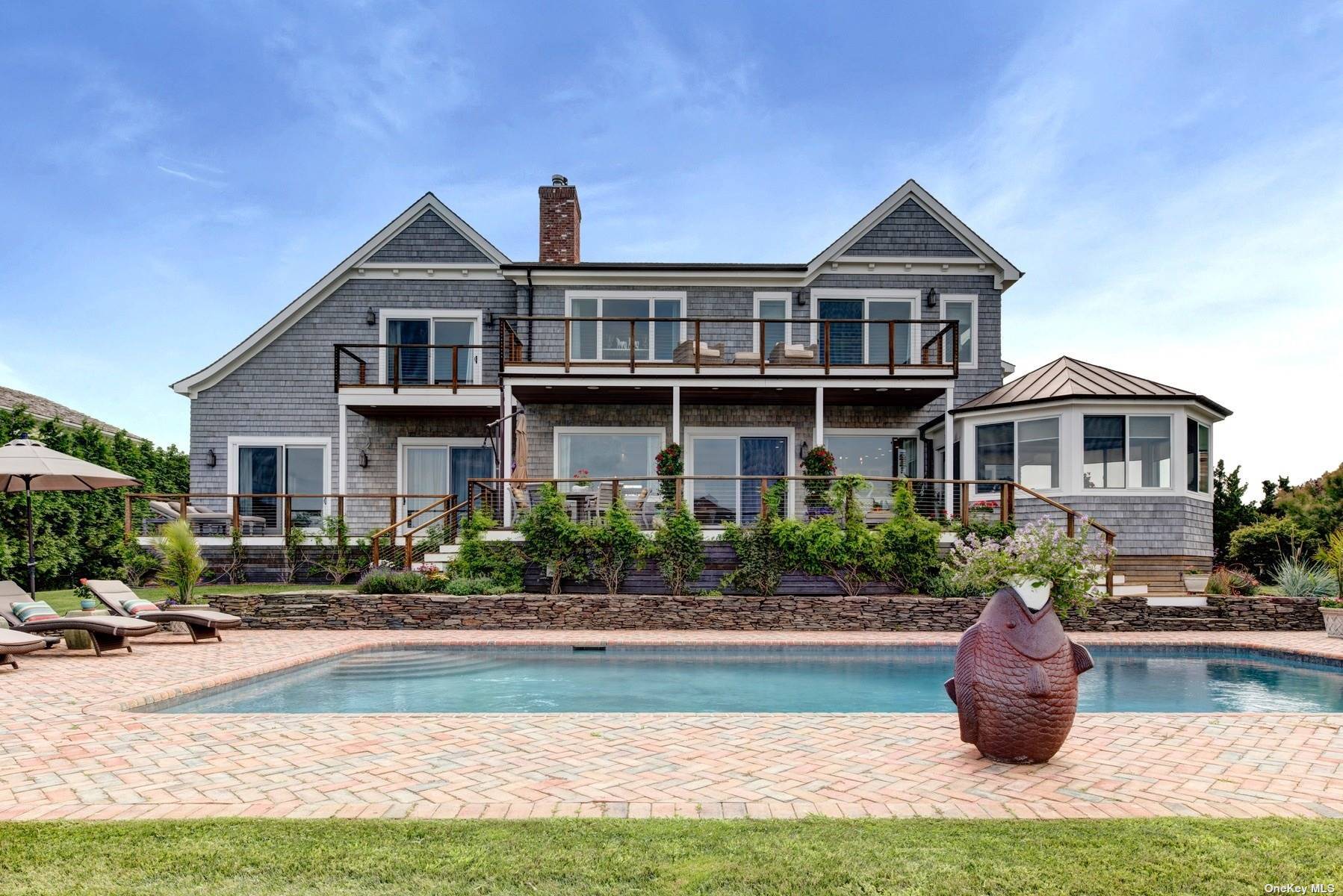 Newly built, this beautiful waterfront home truly has it all !