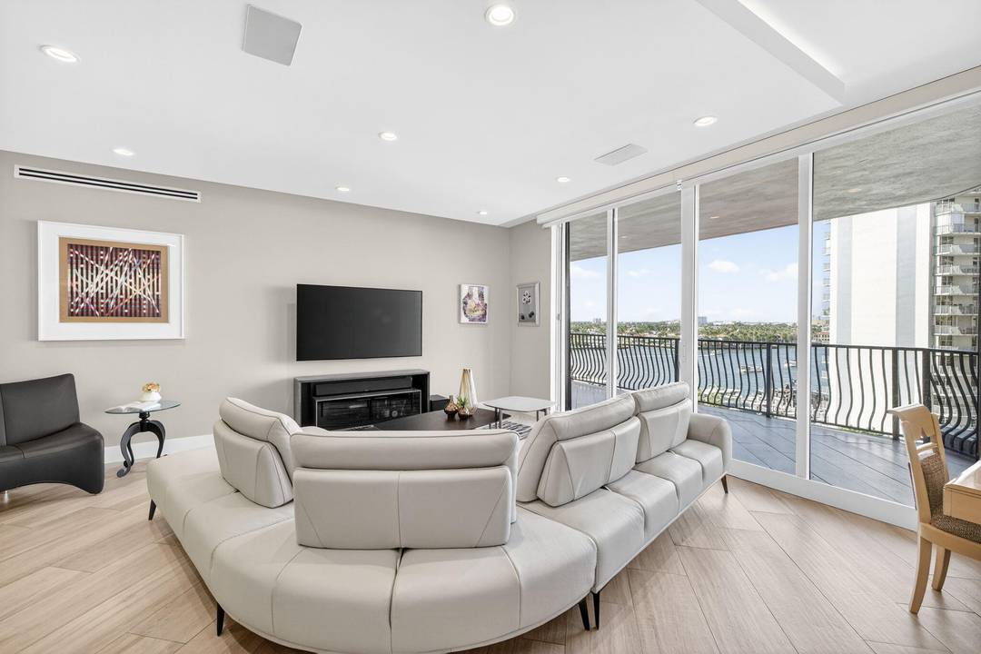 Experience luxury living in this beautifully renovated contemporary residence featuring a private elevator from the garage to your own private foyer.