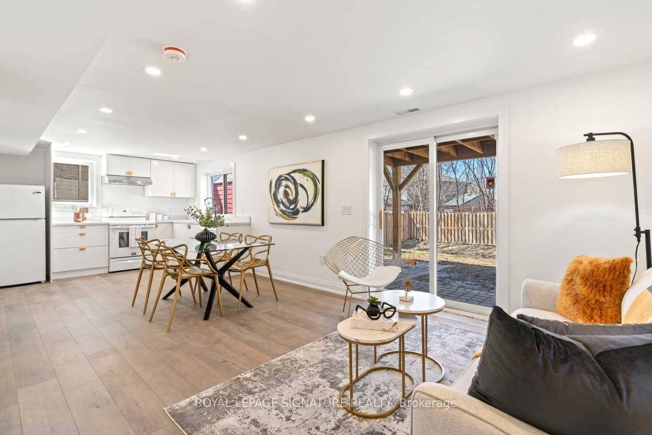 Rarely found Legal lower apartment, Walk Out Ground Floor from the backyard side.