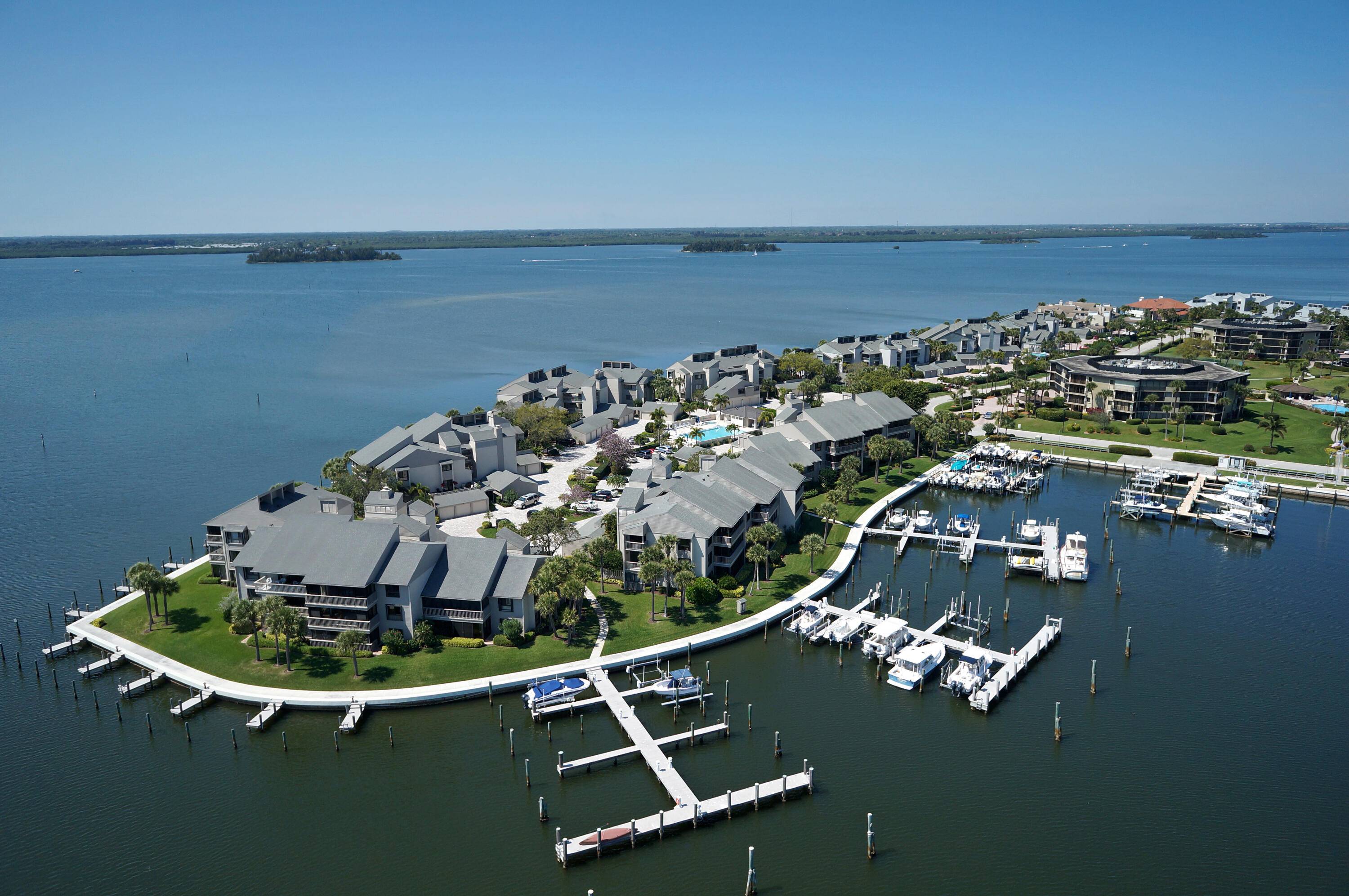 Waterfront condo with 2 docks, one for up to 40' boat with the ability to add a lift !
