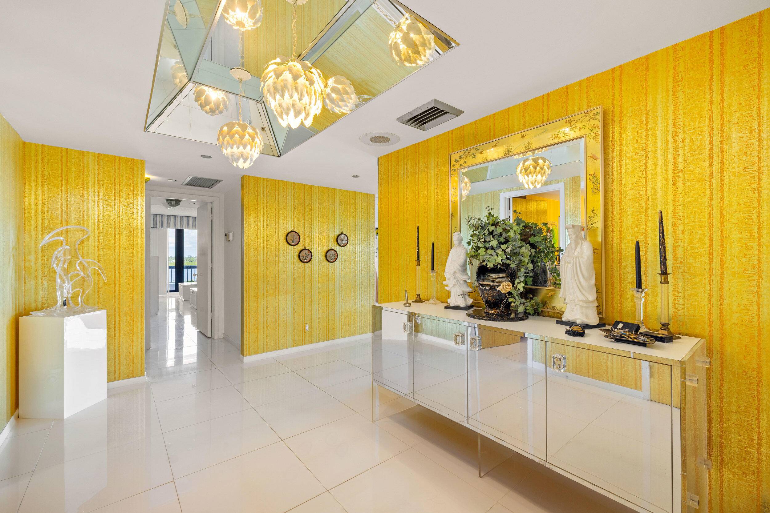 Spacious 3BR 3BA northwest corner unit at Beach Point with 2, 606 sq ft and sweeping ocean and Intracoastal views.
