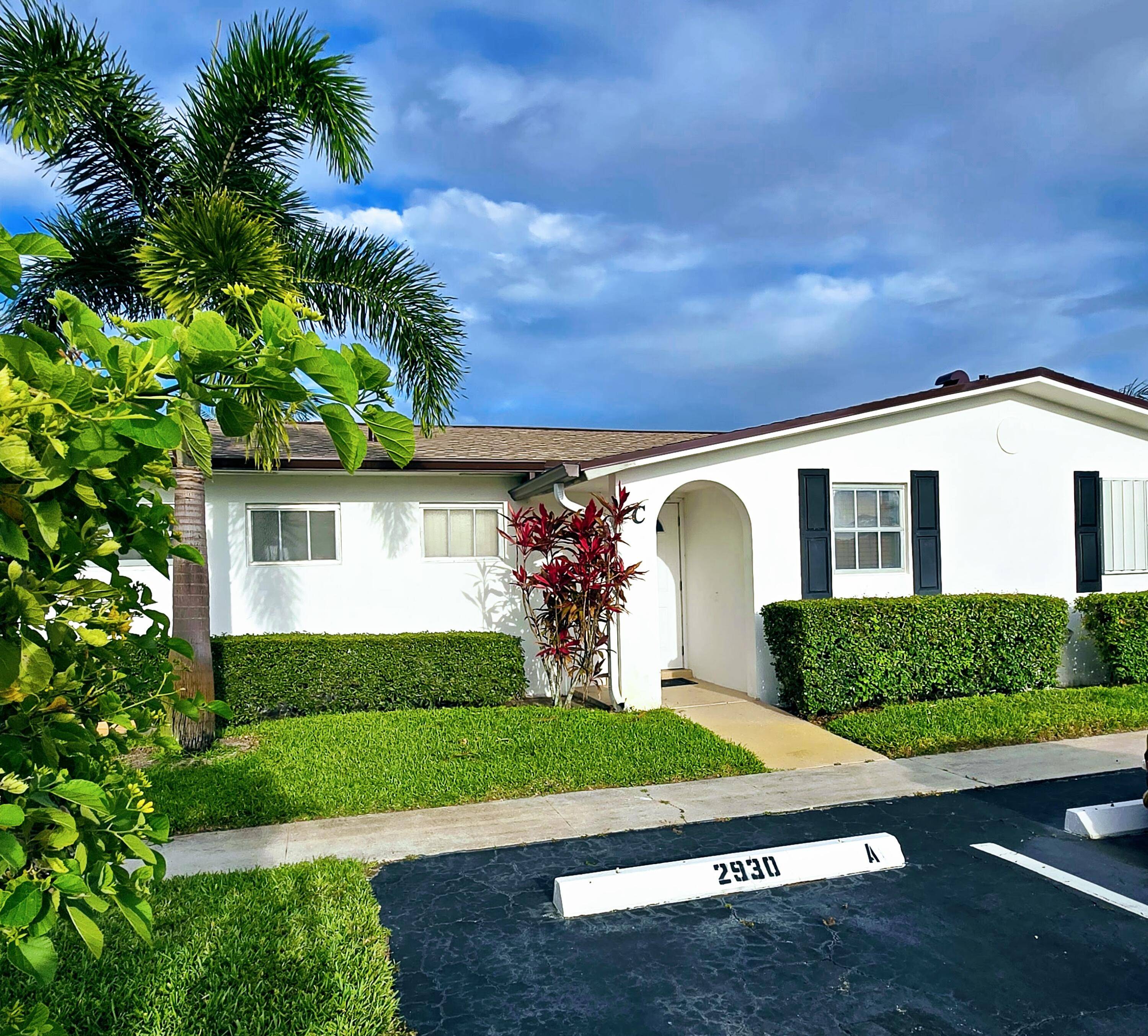 Come Home and escape to a Tropical Oasis in this beautifully renovated and tastefully furnished turn key one story Villa in active 55 Cresthaven in West Palm Beach.