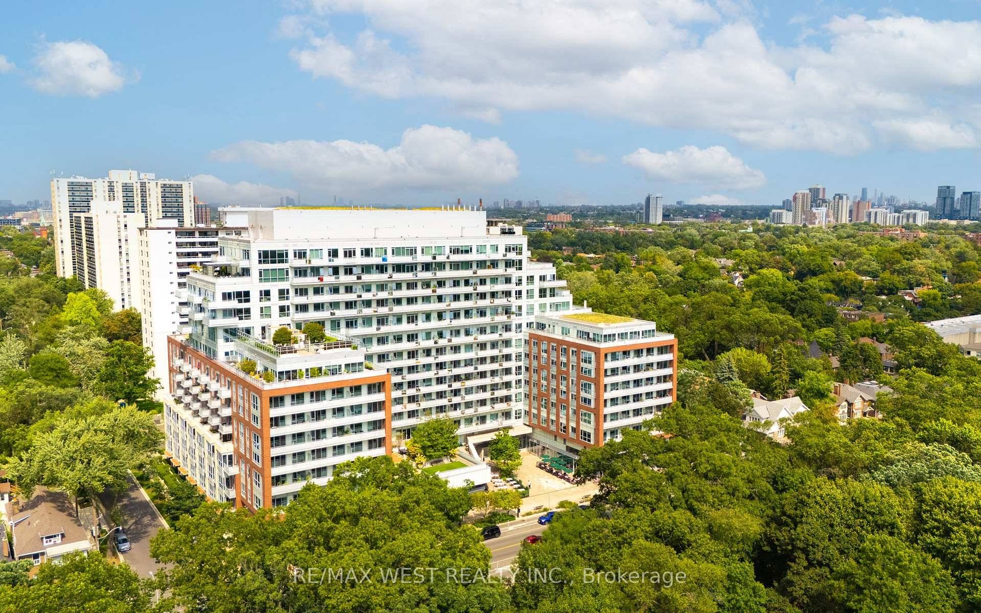 Welcome to suite 511 at 1830 Bloor Street West, a spacious, sun filled 2 bedroom, 2 bath corner residence with spectacular, sweeping south views over Toronto's beloved High Park.