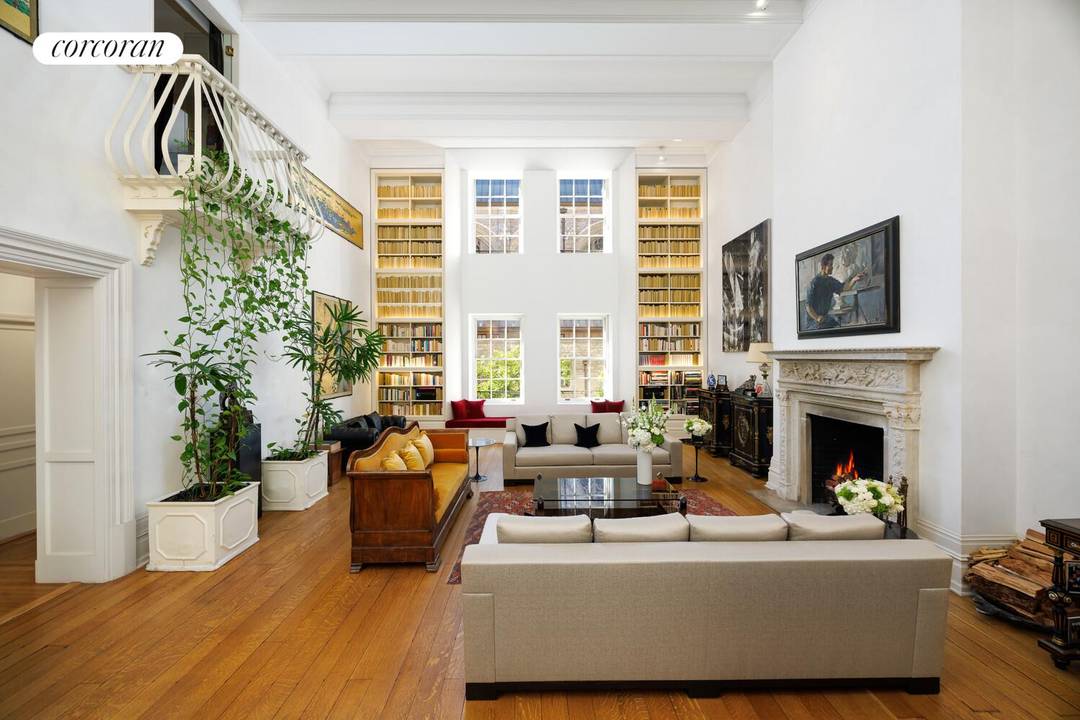 This magnificent duplex residence offers the scale and craftsmanship of a grand prewar home, paired with the warmth and comfort of modern living.