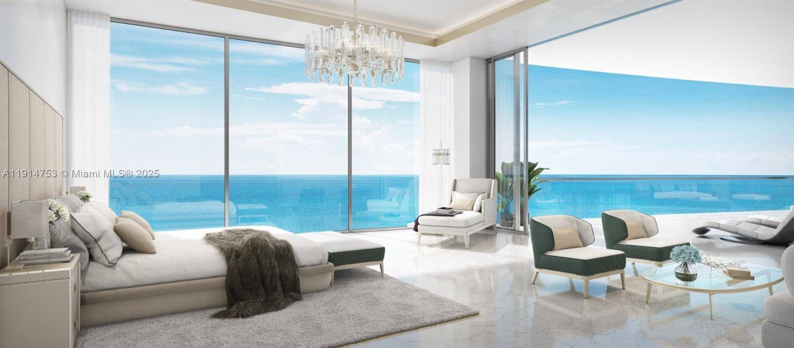 The most highly sought after and rarely available unit type at The Estates at Acqualina !