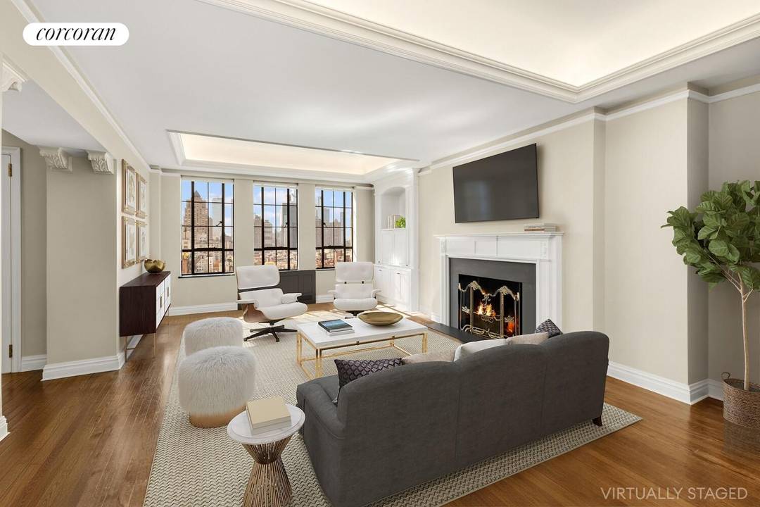 A jewel box in the sky ! Welcome to 340 West 57th Street, Apartment 16J, a stunning, spacious one bedroom, one bathroom prewar condo residence with high cove ceilings throughout ...