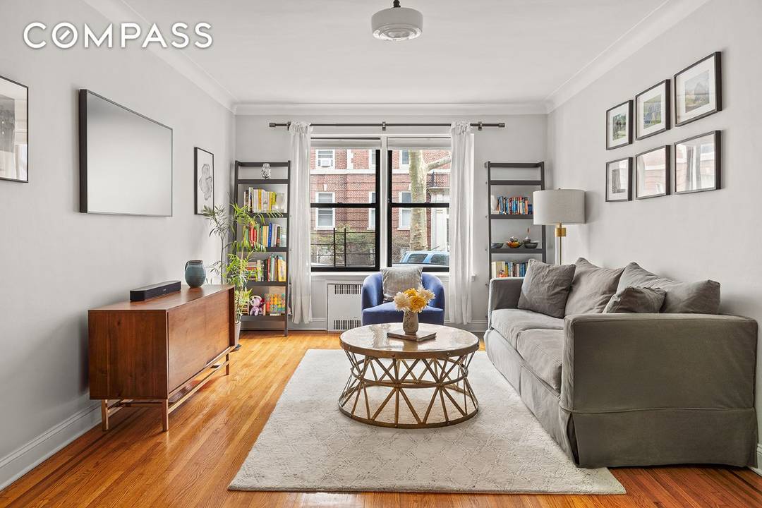 A rare opportunity to own a fully renovated three bedroom, two bathroom co op in the prewar Sherwood complex in Jackson Heights.