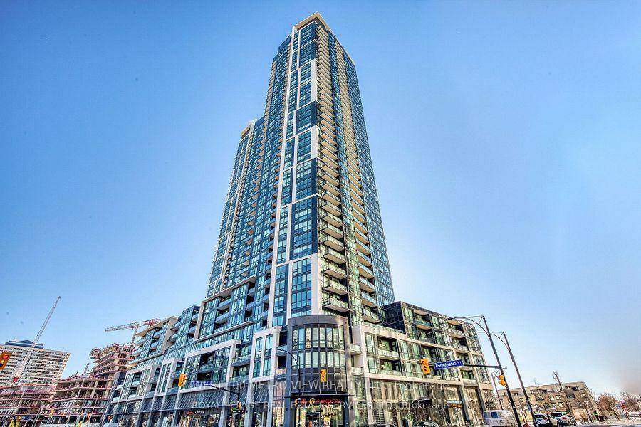 One bedroom den unit in the heart of Mississauga's City Centre, located in the prestigious Grand Residences of Parkside Village, panoramic southern views from the moment you step inside.