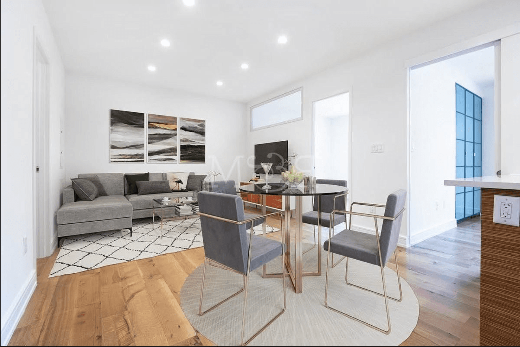 AVAILABLE after June 15. THE BUILDING Each home features wide plank reclaimed oak flooring, recessed lighting, large windows, video intercom, and Bosch washer dryers.