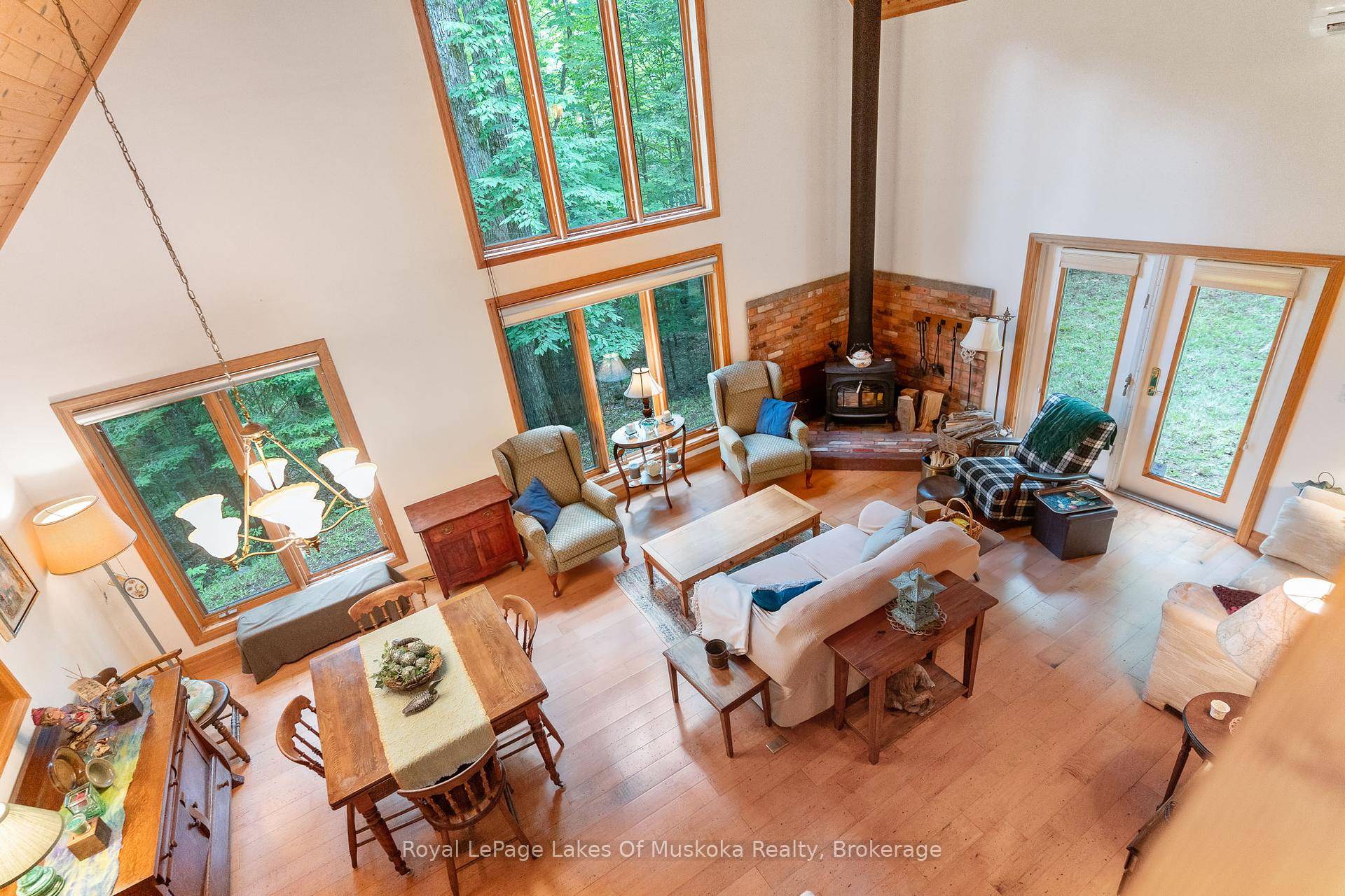 Surrounded by mature forests along the shores of Soyers Lake, part of Haliburton's sought after 5 lake chain, this first time offered property is move in ready.