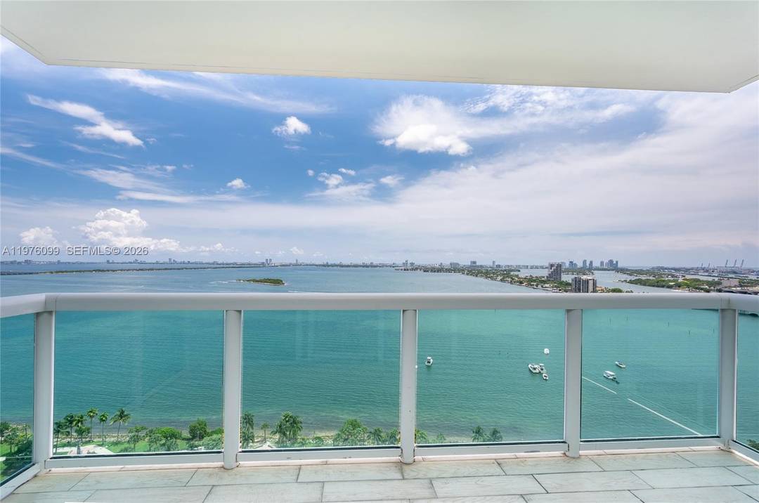 25th Floor Beautiful, Remodeled condo with a great feature both bedrooms and living dining room have the most beautiful direct Biscayne Bay views !