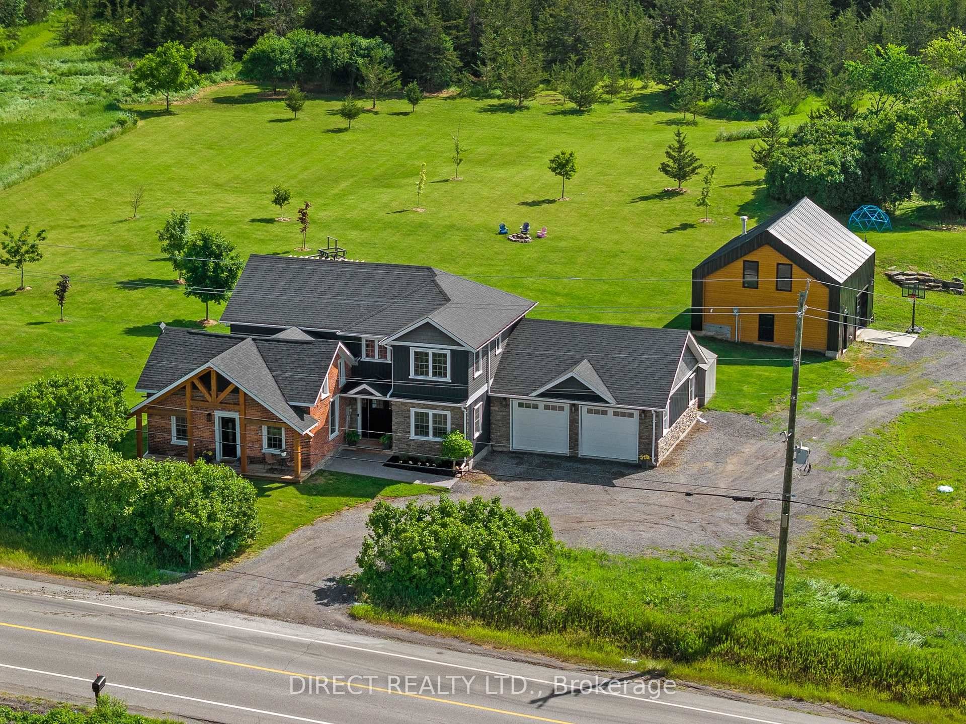 Welcome to 676 Deseronto Road, a renovated home on 7 acres of serene countryside.