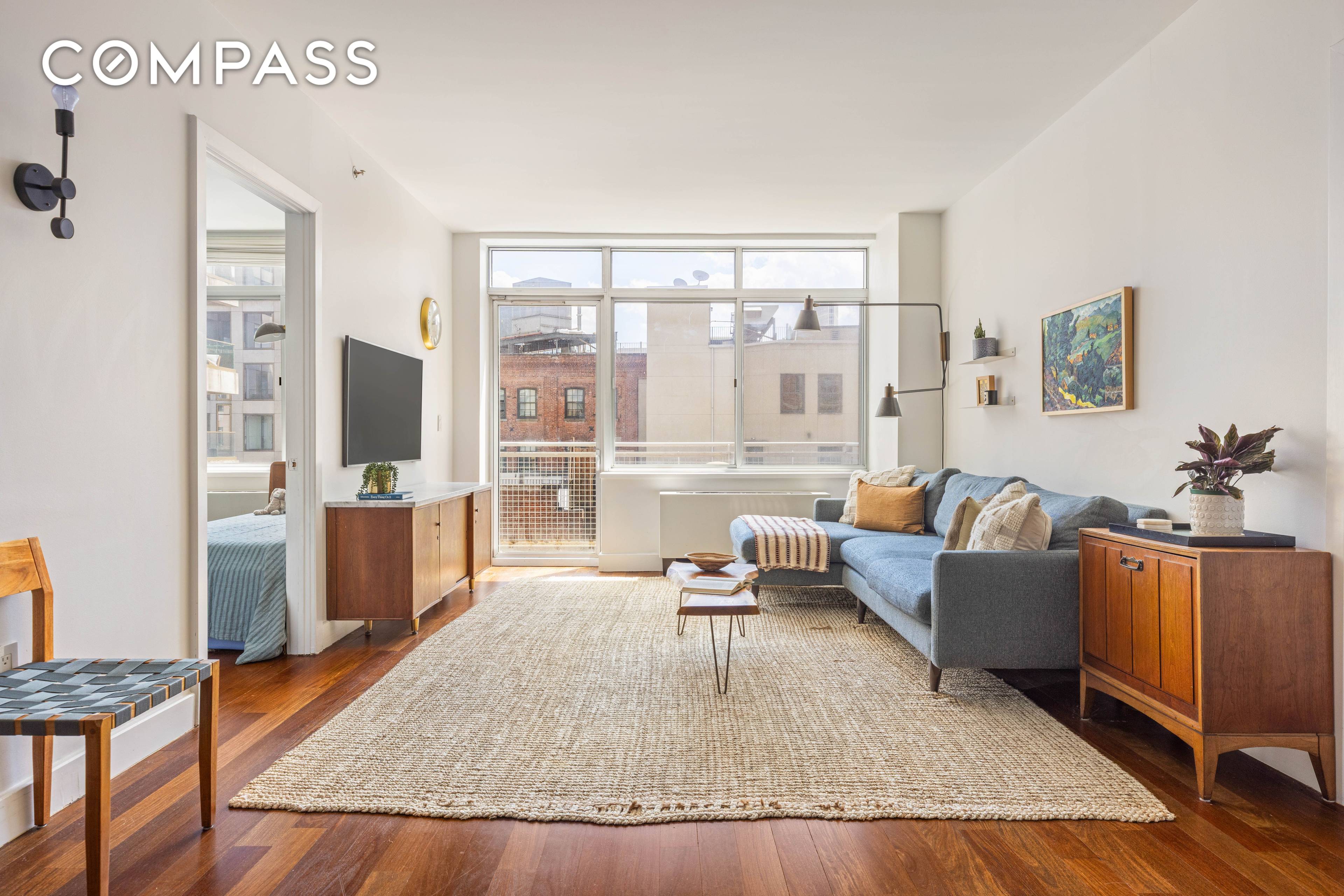 Nestled in vibrant DUMBO is a sunny and sophisticated 2 bedroom, 2 bathroom condo ready to be called your home.